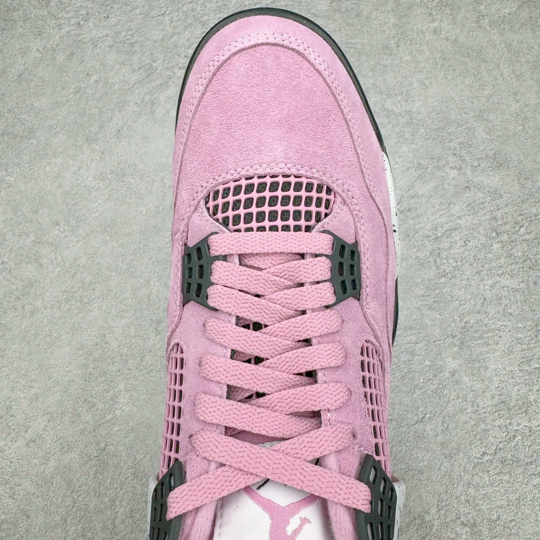 图片[4]-＃K版纯原 Air Jordan AJ4 WMNS \\\”Orchid\\\”猛男粉 AQ9129-501 全新升级改良 原鞋原楦原纸板同源开发 完美呈现乔4的版型 内侧正确双色网格 还原细节 原厂皮料 正确气垫颜色 正确网格工艺 正确拉帮工艺 全鞋原装材料制作 原档案原模具打造 支持全方位与正品对比 尺码：40 40.5 41 42 42.5 43 44 44.5 45 46 47.5-选品中心