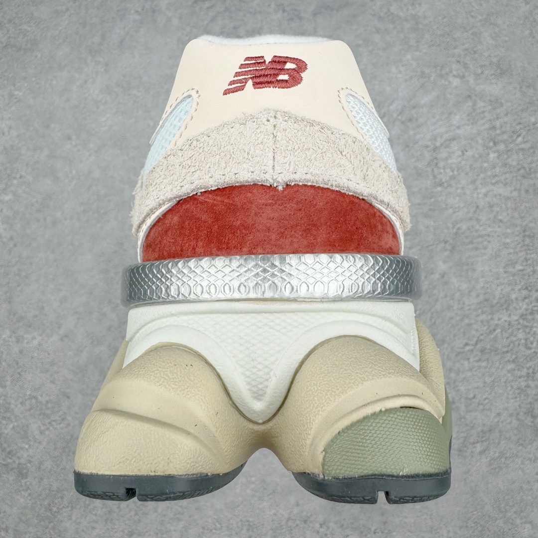图片[8]-New Balance NB9060 复古运动鞋 新百伦又带来了新鞋型 并且是与芝加哥街头品牌 Joe Freshgoods 的联名款 鞋身主体采用了类似 990 系列的设计风格 与传统复古慢跑鞋区别不大 最大的变化就是鞋底部分 在传统设计的中底外层 增加了多个分区的模块 圆润的线条设计与我们熟悉的 New Balance 风格截然不同 但与同样充满弧形线条的鞋面搭配 看起来毫无违和感 尺码：36-45-选品中心