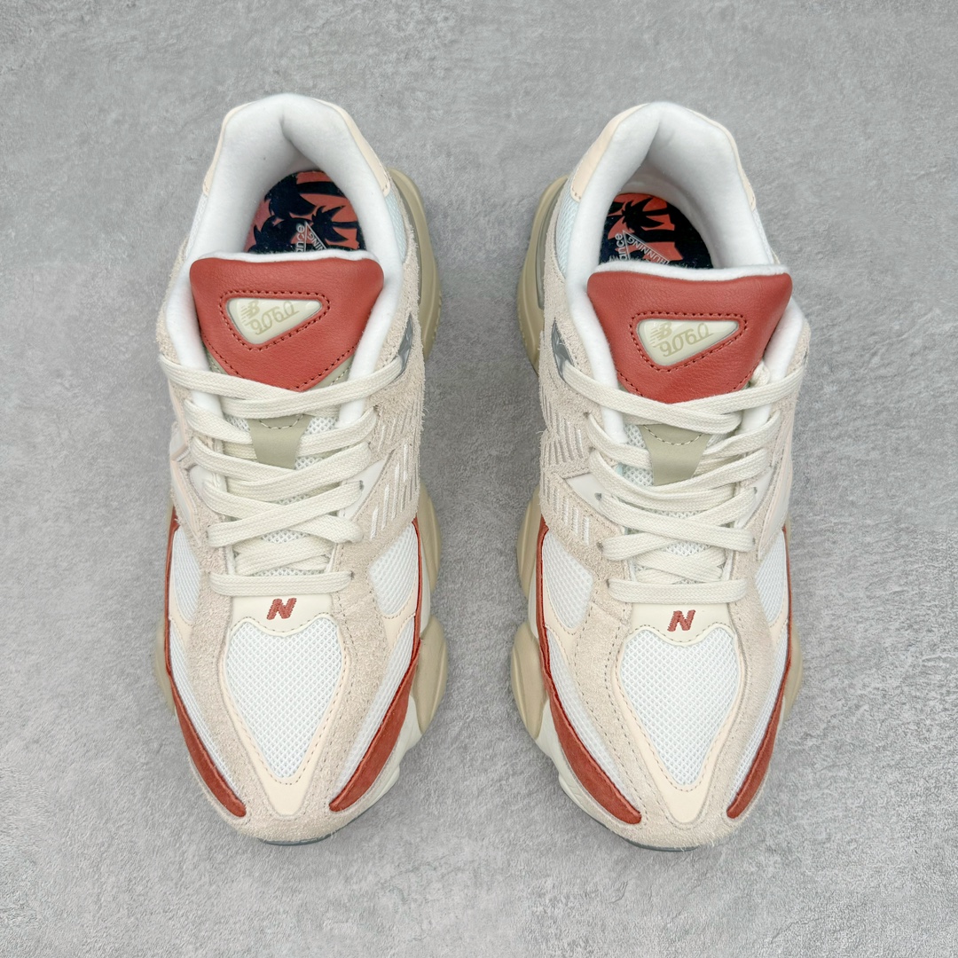 图片[2]-New Balance NB9060 复古运动鞋 新百伦又带来了新鞋型 并且是与芝加哥街头品牌 Joe Freshgoods 的联名款 鞋身主体采用了类似 990 系列的设计风格 与传统复古慢跑鞋区别不大 最大的变化就是鞋底部分 在传统设计的中底外层 增加了多个分区的模块 圆润的线条设计与我们熟悉的 New Balance 风格截然不同 但与同样充满弧形线条的鞋面搭配 看起来毫无违和感 尺码：36-45-选品中心