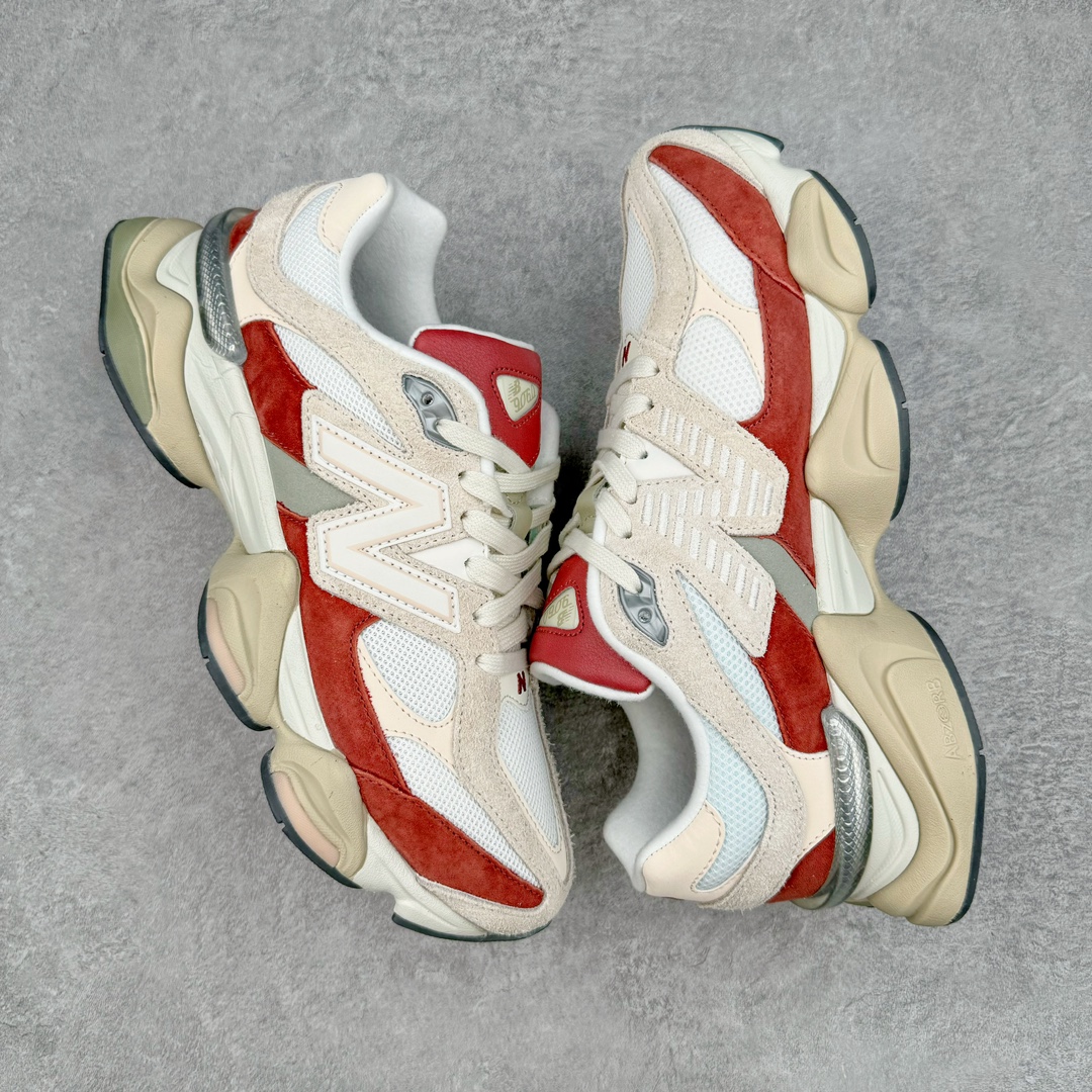 图片[3]-New Balance NB9060 复古运动鞋 新百伦又带来了新鞋型 并且是与芝加哥街头品牌 Joe Freshgoods 的联名款 鞋身主体采用了类似 990 系列的设计风格 与传统复古慢跑鞋区别不大 最大的变化就是鞋底部分 在传统设计的中底外层 增加了多个分区的模块 圆润的线条设计与我们熟悉的 New Balance 风格截然不同 但与同样充满弧形线条的鞋面搭配 看起来毫无违和感 尺码：36-45-选品中心