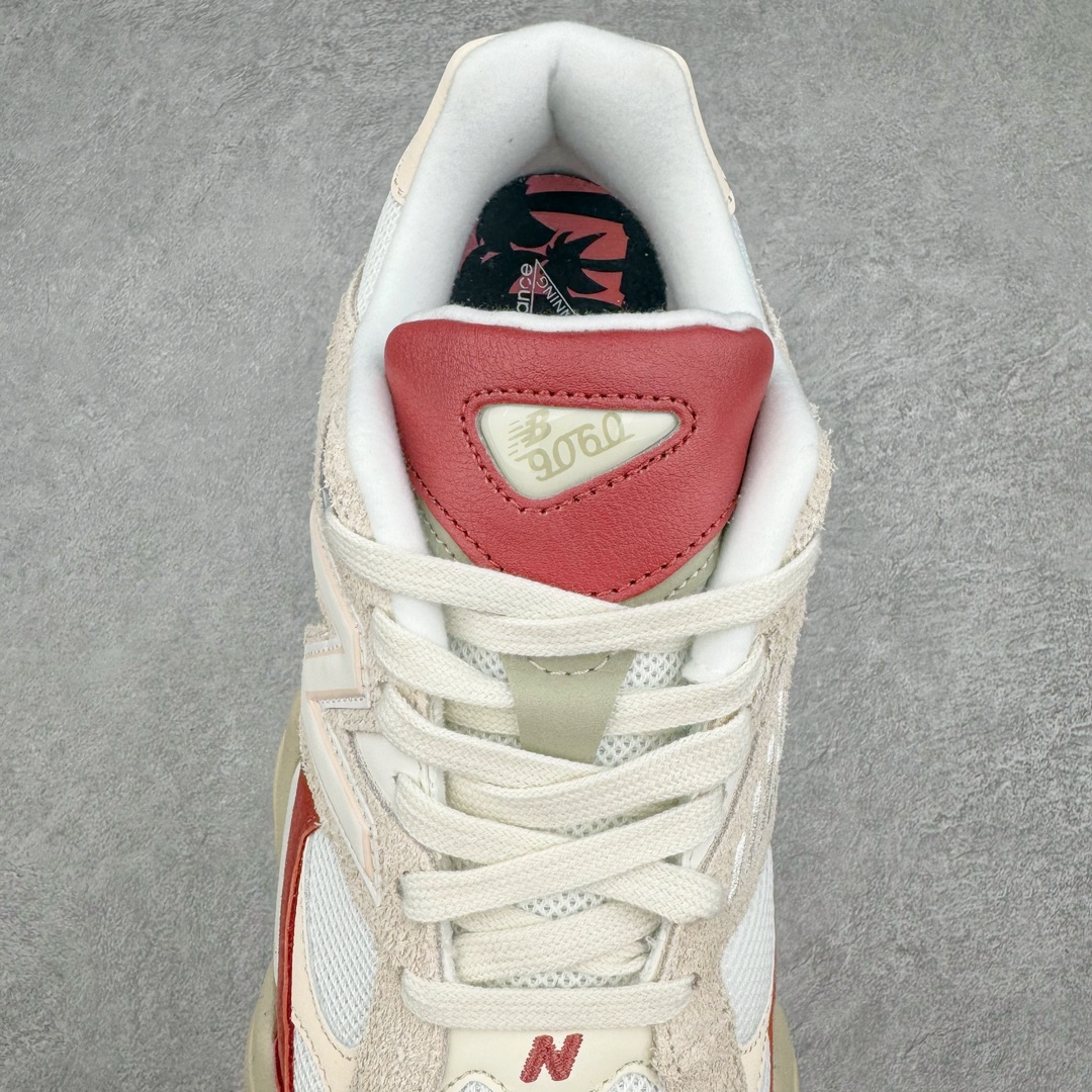 图片[5]-New Balance NB9060 复古运动鞋 新百伦又带来了新鞋型 并且是与芝加哥街头品牌 Joe Freshgoods 的联名款 鞋身主体采用了类似 990 系列的设计风格 与传统复古慢跑鞋区别不大 最大的变化就是鞋底部分 在传统设计的中底外层 增加了多个分区的模块 圆润的线条设计与我们熟悉的 New Balance 风格截然不同 但与同样充满弧形线条的鞋面搭配 看起来毫无违和感 尺码：36-45-选品中心