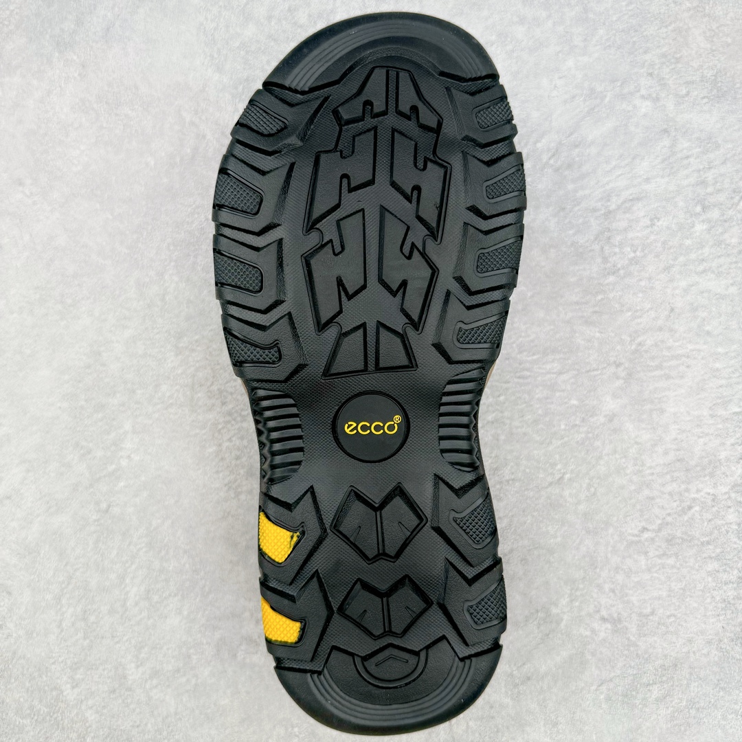 图片[9]-ECCO爱步男鞋2024夏季新款户外凉鞋 沙滩鞋男鞋 越野系列新品 酷爽夏日出行 褪去厚重和繁琐的束缚 百看不厌的拼接鞋面，个性走势畅游盛夏 鞋面采用抽绳扣，适应各种脚型 防撞鞋头构造 橡胶半包结构 形成防撞保护 避免磕碰 采用MD按摩垫脚，U型结构包裹脚跟缓解疲劳 后跟魔术贴条 粘合强防止掉脚 回弹轻便鞋底 耐磨抗老化，具有较强抓地性和耐磨性，稳固支撑 尺码：38 39 40 41 42 43 44 45（皮鞋码）-选品中心