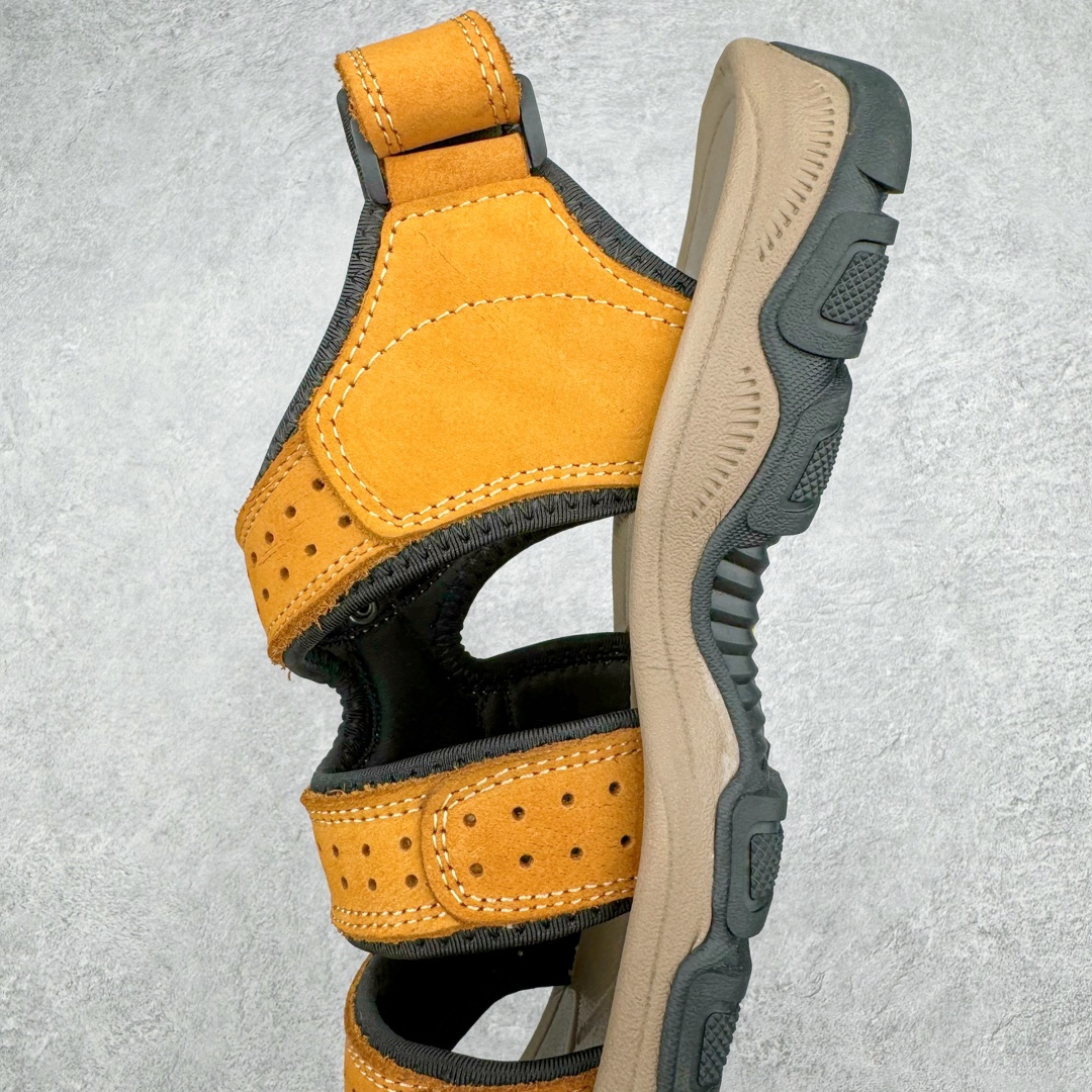 图片[7]-ECCO爱步男鞋2024夏季新款户外凉鞋 沙滩鞋男鞋 越野系列新品 酷爽夏日出行 褪去厚重和繁琐的束缚 百看不厌的拼接鞋面，个性走势畅游盛夏 鞋面采用抽绳扣，适应各种脚型 防撞鞋头构造 橡胶半包结构 形成防撞保护 避免磕碰 采用MD按摩垫脚，U型结构包裹脚跟缓解疲劳 后跟魔术贴条 粘合强防止掉脚 回弹轻便鞋底 耐磨抗老化，具有较强抓地性和耐磨性，稳固支撑 尺码：38 39 40 41 42 43 44 45（皮鞋码）-选品中心