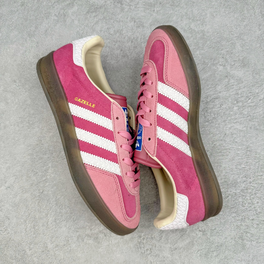 图片[3]-＃福利特价 AD Gazelle Indoor Trainers 羚羊内训系列低帮复古百搭休闲运动德训风板鞋 90年代经典的复刻版！自60年代以足球训练鞋面世以来,Gazelle就以其经典设计席卷全球。1991年版本的复刻,再造经典Gazelle。采用皮革打造,搭配浊色细节,让这款经典更加简约。尺码：36 36⅔ 37⅓ 38 38⅔ 39⅓ 40 40⅔ 41⅓ 42 42⅔ 43⅓ 44 44⅔ 45-选品中心