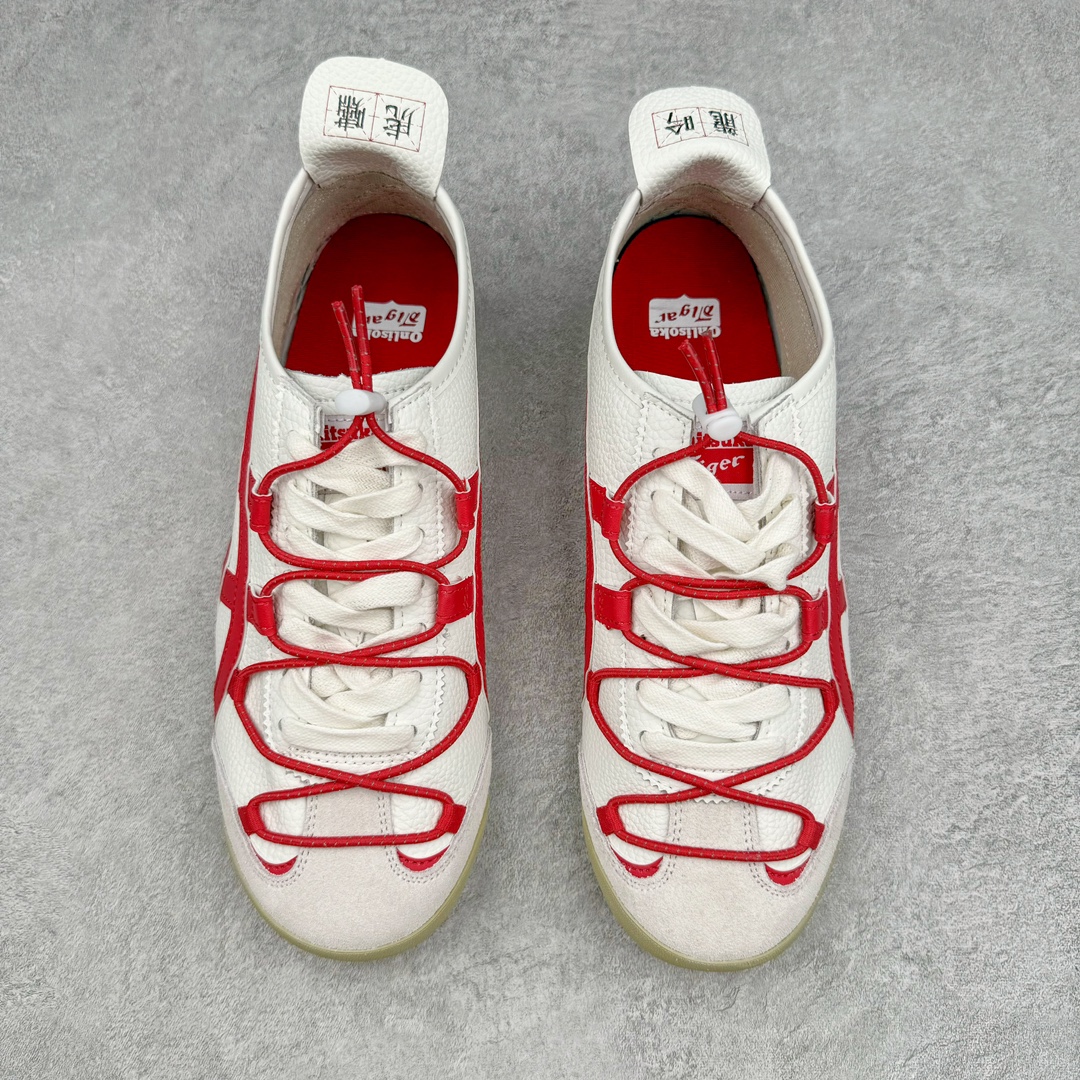 图片[2]-Onitsuka Tiger MEXICO 66 亚瑟士鬼冢虎复古经典板鞋 产品从款式颜色造型上体现出追求舒适和细节的完美 鞋类更是推崇手工制作的严谨与完美 融舒适性与可穿性的设计风格 注重细节的完美和别致魅力 既保持稳重 又不失轻松的时尚感 尺码：36 37 37.5 38 39 39.5 40 40.5 41.5 42 42.5 43.5 44 45-选品中心