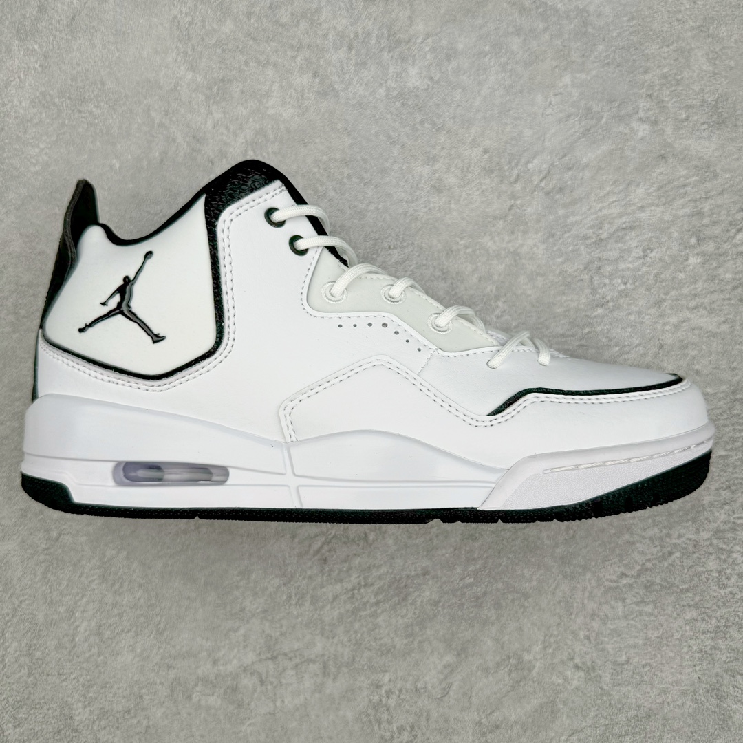 图片[9]-＃PB纯原福利 Air Jordan Courtside AJ23 简版中帮复古休闲运动文化篮球鞋 市面唯一纯原批次 全套原纸板楦头开发 原厂大底磨具加持立体防滑纹理 原装可视Air Sole气垫 原汁原味最完美的版型 唯一正确鞋头趴度弧度高度鞋身腰线 作为AJ3到AJ4之间的过渡产品 之所以被称为AJ3的简版 它们的造型非常的相似但是也有一些差异 鞋面采用耐磨的牛剖层和人造革鞋面搭配 后跟可以明显看见Air Max气垫 出色的包裹效果让鞋子脚感非常舒适 也让脚掌以及脚面更加的贴合鞋子 在双脚落地产生冲击力的同时 可视气垫可以有效减缓力道 提高鞋子整体的稳定性 既能起到减震的作用 又能保证双足舒适的脚感 另外灵敏的Phylon中底以及鞋帮的设计 锁住双足 也为前掌提供了有效的包裹 内衬部分采用了透气的织物材料 为脚部的舒适脚感提供了充足的条件 最后就是大底部分 大底采用的是橡胶材质 无论是日常压马路还是简单的运动 都是可以驾驭 鞋底水波纹以及其他不规则图案 也保障了鞋子充足的防滑性以及耐磨性 尺码：36 36.5 37.5 38 38.5 39 40 40.5 41 42 42.5 43 44 45 46 47.5-选品中心