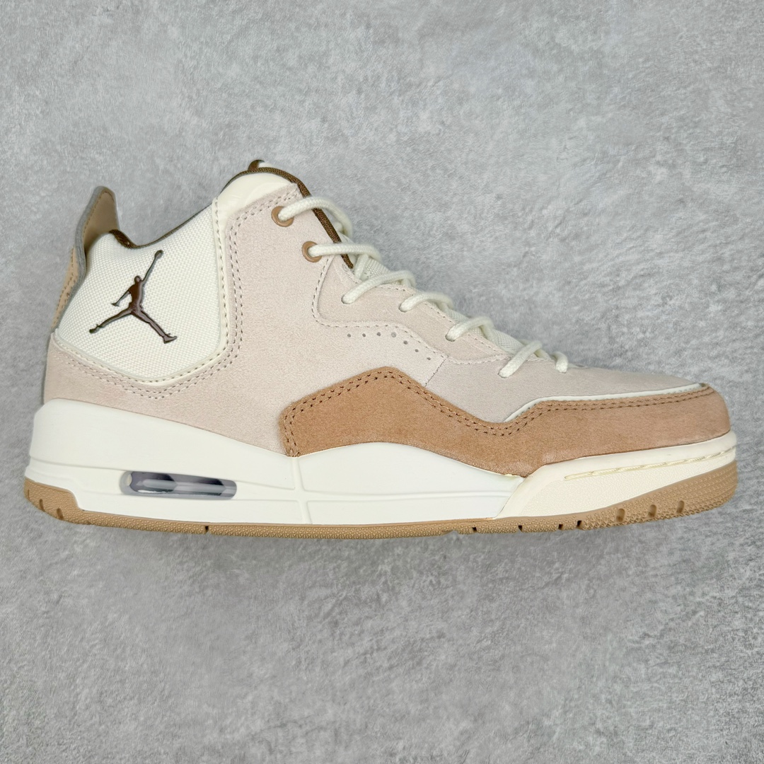 图片[8]-＃PB纯原福利 Air Jordan Courtside AJ23 简版中帮复古休闲运动文化篮球鞋 市面唯一纯原批次 全套原纸板楦头开发 原厂大底磨具加持立体防滑纹理 原装可视Air Sole气垫 原汁原味最完美的版型 唯一正确鞋头趴度弧度高度鞋身腰线 作为AJ3到AJ4之间的过渡产品 之所以被称为AJ3的简版 它们的造型非常的相似但是也有一些差异 鞋面采用耐磨的牛剖层和人造革鞋面搭配 后跟可以明显看见Air Max气垫 出色的包裹效果让鞋子脚感非常舒适 也让脚掌以及脚面更加的贴合鞋子 在双脚落地产生冲击力的同时 可视气垫可以有效减缓力道 提高鞋子整体的稳定性 既能起到减震的作用 又能保证双足舒适的脚感 另外灵敏的Phylon中底以及鞋帮的设计 锁住双足 也为前掌提供了有效的包裹 内衬部分采用了透气的织物材料 为脚部的舒适脚感提供了充足的条件 最后就是大底部分 大底采用的是橡胶材质 无论是日常压马路还是简单的运动 都是可以驾驭 鞋底水波纹以及其他不规则图案 也保障了鞋子充足的防滑性以及耐磨性 尺码：36 36.5 37.5 38 38.5 39 40 40.5 41 42 42.5 43 44 45 46 47.5-选品中心