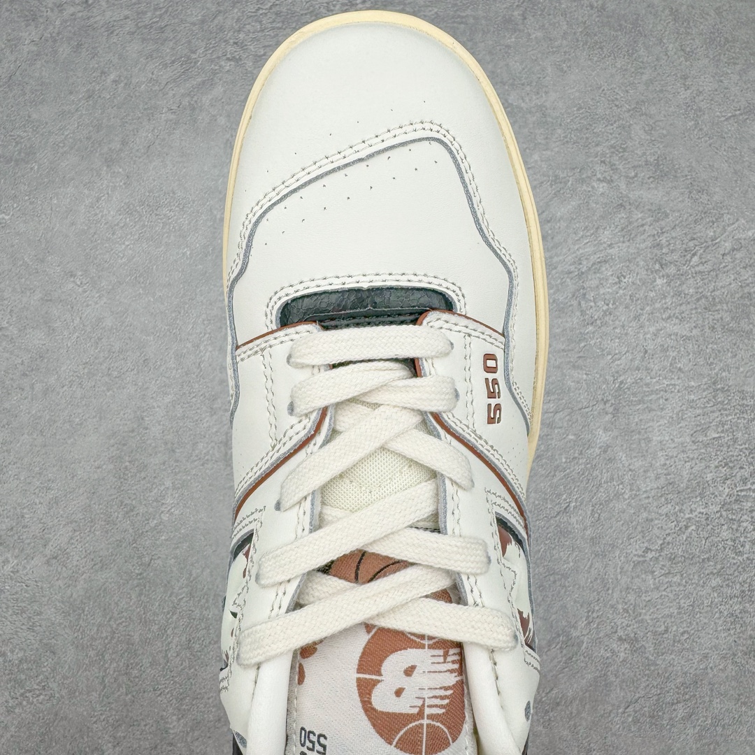 图片[4]-NB新百伦New Balance BB550系列经典复古低帮休闲运动篮球板鞋550 其实发迹于1989 年 是品牌历史中一款十分小众的篮球鞋履 低筒的鞋身搭配上皮革的设定让其鞋型在现今看来相当复古 同时搭配上Aimé Leon Dore刻画的四款配色 都让这款低调鞋款冲上炒价热搜 也因此让更多鞋迷知悉这款NB 鞋履 相比NB 550 来说 Louis Vuitton 所发表的LV Trainer 运动鞋就是知名度较高的一款球鞋了 由品牌男装创意总监Virgil Abloh 利用复古篮球鞋作为灵感刻画而成 搭配上LV 高质感皮革的陪衬成为当今精品时尚球鞋的代表作品 仔细一看New Balance 550 与Louis Vuitton LV Trainer 都以「篮球鞋」为蓝图 复古鞋貌的特色氛围也极其相似 尺码：36 37 37.5 38 38.5 39 40 40.5 41.5 42 42.5 43 44 45-选品中心