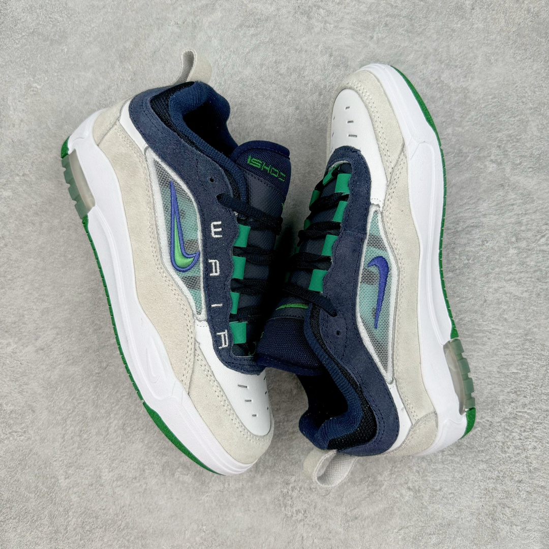 图片[3]-NK SB Air Max Ishod Star Blue 复古气垫跑步鞋 FB2393-400 本次整双鞋以简洁配色风格示人，在蓝白色基础上缀以黑色细节点缀，为其增加辨识度。鞋垫以粉色搭配额外增加吸睛看点。最后还有 Air Max 可视气垫设计，让喜欢它的滑手们跃跃欲试。尺码：36 36.5 37.5 38 38.5 39 40 40.5 41 42 42.5 43 44 44.5 45-选品中心