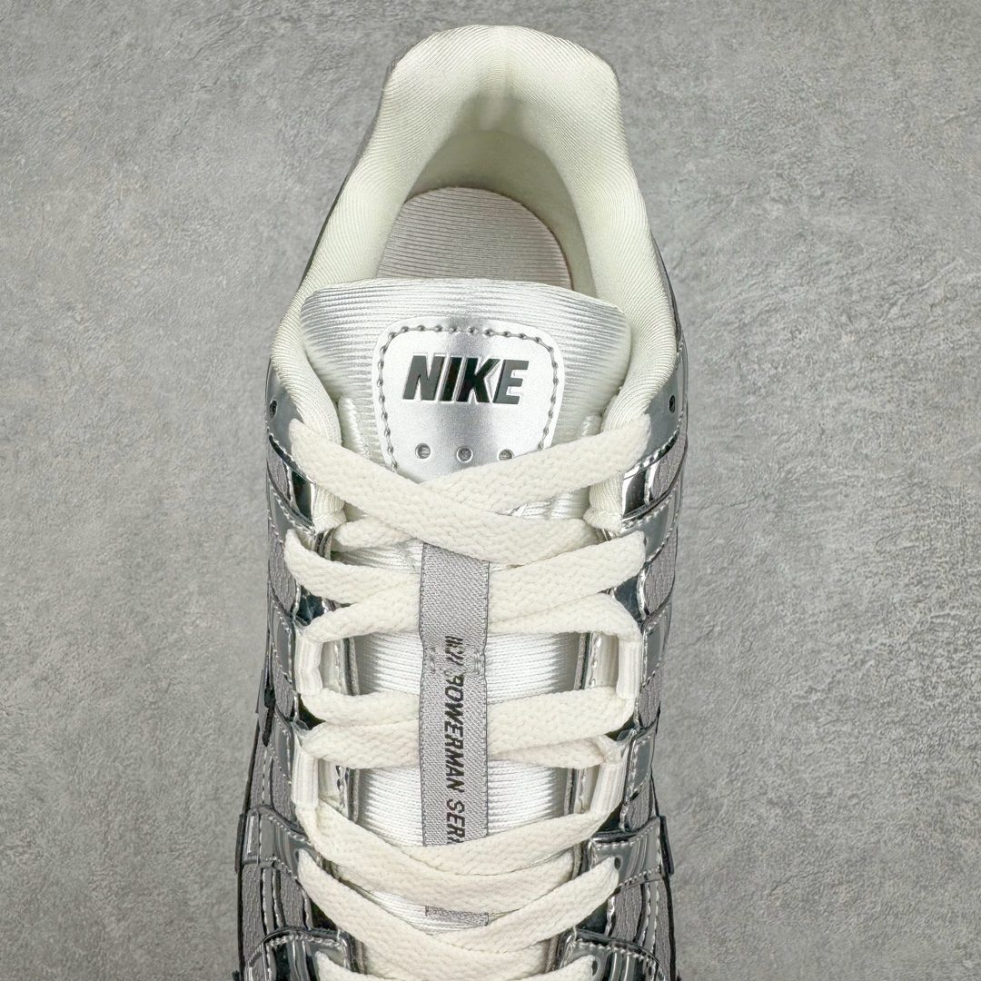 图片[5]-＃HP纯原 NK P-6000 系列低帮复古老爹风休闲运动舒适慢跑鞋 银灰 CN0149-001 购入原鞋原装纸板楦头开发 独家私模四层组合大底 市场唯一正确版本 良心定价 新配色陆续出货 进口三文治网面 融合 Pegasus 过往运动鞋设计 助力 21 世纪早期跑步运动跃升时尚新高度 采用透气网眼布、运动风格线条和耐穿覆面 兼具吸睛外观和舒适感受 中底泡绵以田径赛道为灵感 打造厚实设计 缔造出众缓震性能 尺码：36 36.5 37.5 38 38.5 39 40 40.5 41 42 42.5 43 44 44.5 45 46-选品中心