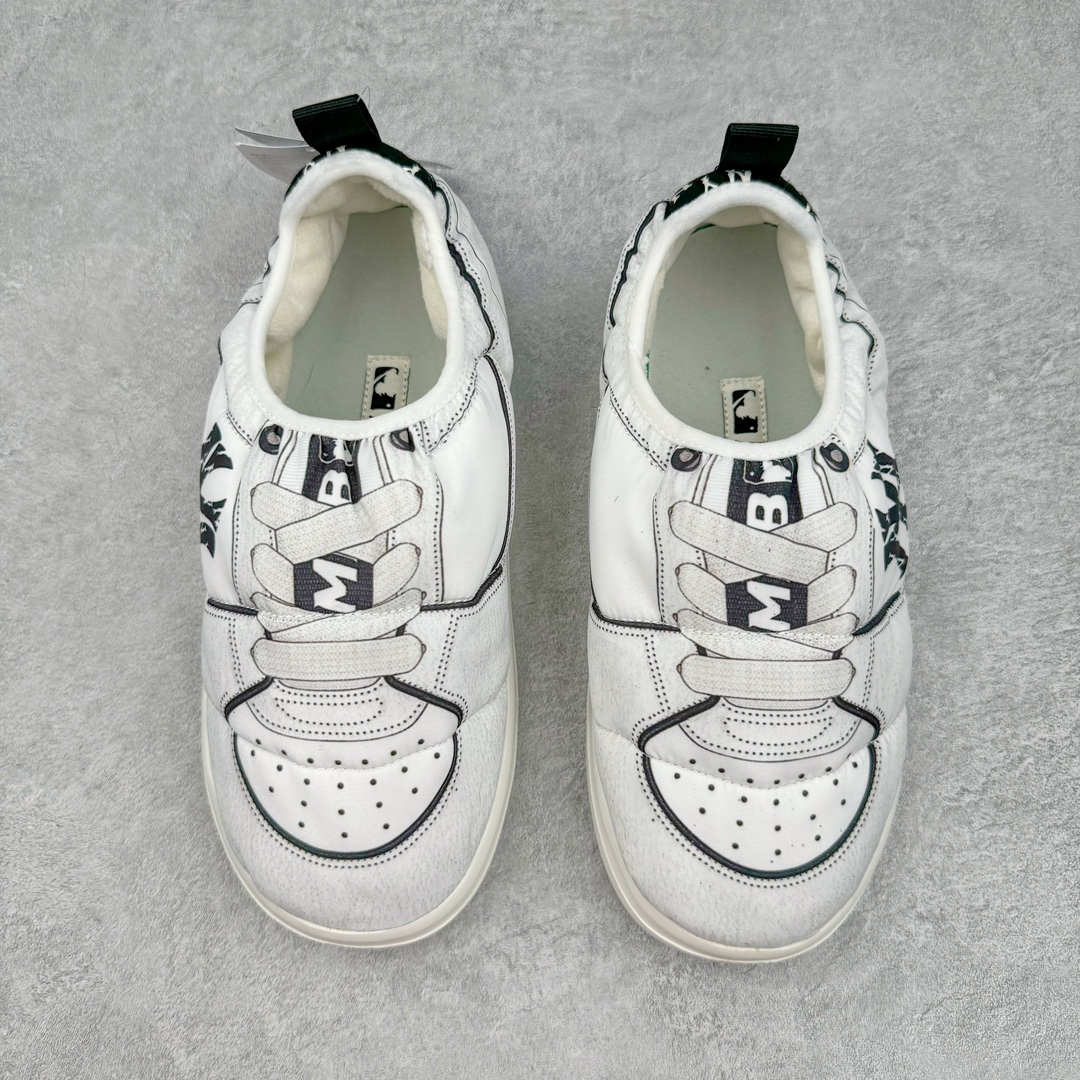 图片[2]-MLB Bouncer Padding Print Slip-on Sneakers 跳跃3D系列居家室内外秋冬一脚蹬保暖休闲面包鞋 尺码：36 36.5 37.5 38 38.5 39 40 40.5 41 42 42.5 43 44 45-选品中心