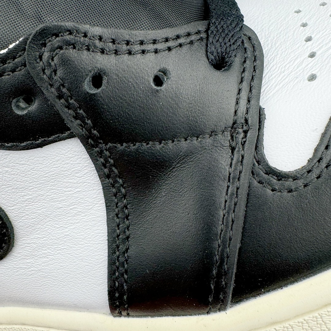 图片[18]-＃Z版纯原 Air Jordan AJ1 Retro High 新黑脚趾 DZ5485-106 外贸特供 原楦原纸板开发 极致一眼正品既视感 原厂皮料 原厂拉帮工艺 全部采用原厂电脑车 针距 边距完全同步原鞋 特供皮料一致原鞋 鞋面清洁度最高QC检验标准 控制溢胶 飞翼3D高频深度立体 鞋盒、防尘纸 均采购来自原厂 尺码：36 36.5 37.5 38 38.5 39 40 40.5 41 42 42.5 43 44 44.5 45 46 47.5-选品中心