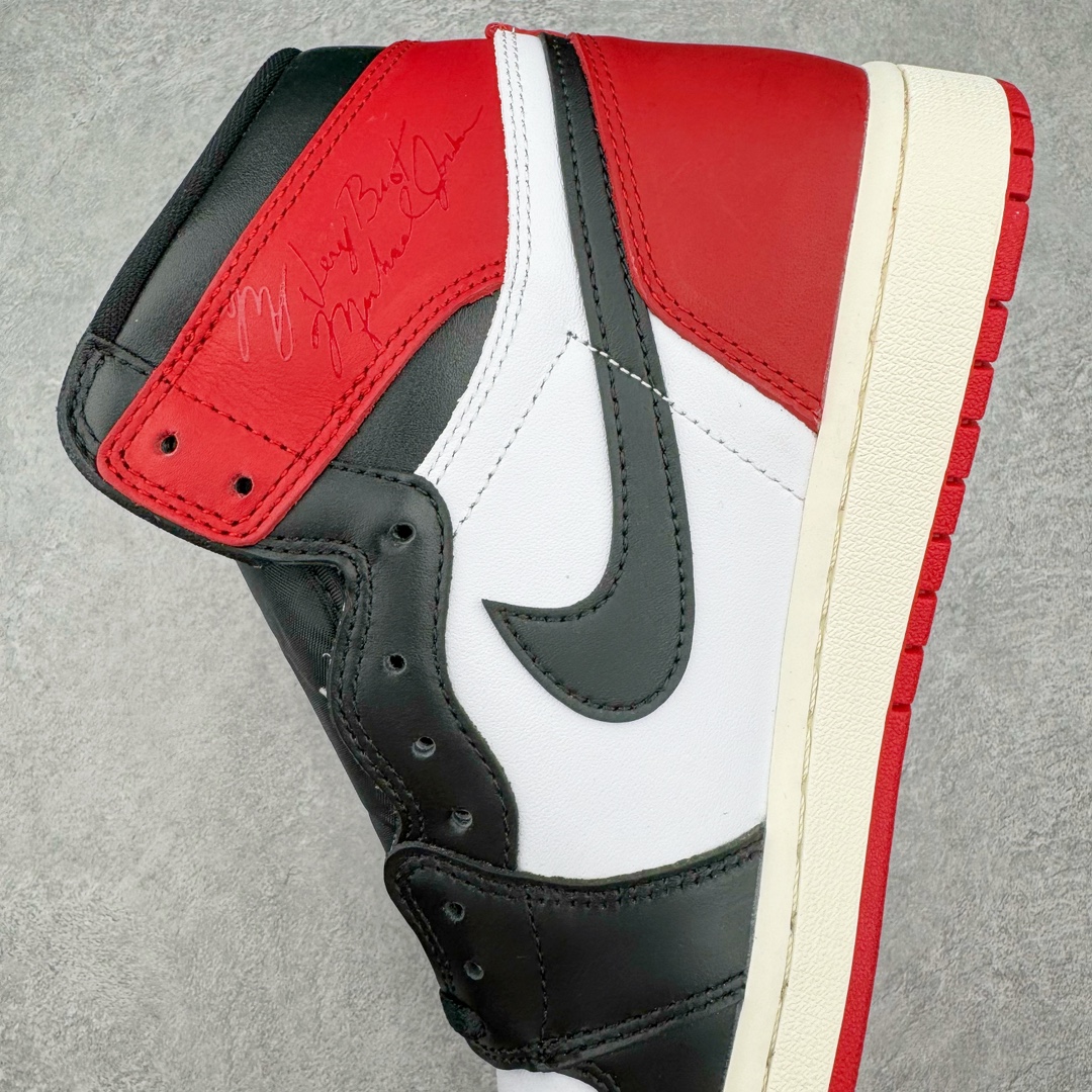 图片[7]-＃Z版纯原 Air Jordan AJ1 Retro High 新黑脚趾 DZ5485-106 外贸特供 原楦原纸板开发 极致一眼正品既视感 原厂皮料 原厂拉帮工艺 全部采用原厂电脑车 针距 边距完全同步原鞋 特供皮料一致原鞋 鞋面清洁度最高QC检验标准 控制溢胶 飞翼3D高频深度立体 鞋盒、防尘纸 均采购来自原厂 尺码：36 36.5 37.5 38 38.5 39 40 40.5 41 42 42.5 43 44 44.5 45 46 47.5-选品中心