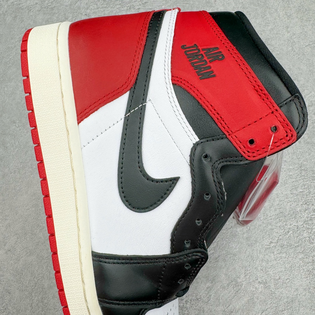 图片[6]-＃Z版纯原 Air Jordan AJ1 Retro High 新黑脚趾 DZ5485-106 外贸特供 原楦原纸板开发 极致一眼正品既视感 原厂皮料 原厂拉帮工艺 全部采用原厂电脑车 针距 边距完全同步原鞋 特供皮料一致原鞋 鞋面清洁度最高QC检验标准 控制溢胶 飞翼3D高频深度立体 鞋盒、防尘纸 均采购来自原厂 尺码：36 36.5 37.5 38 38.5 39 40 40.5 41 42 42.5 43 44 44.5 45 46 47.5-选品中心
