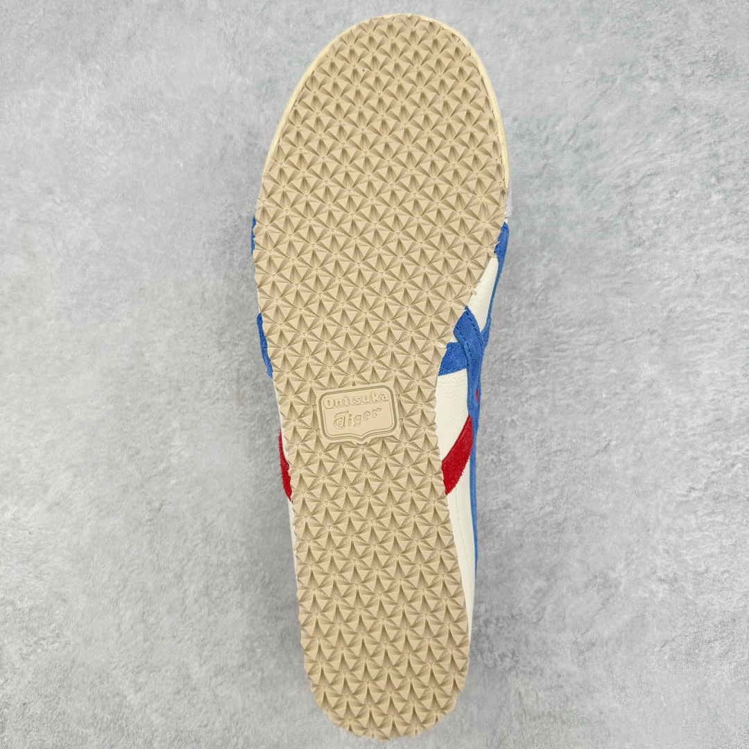 图片[9]-＃HK纯原 Asics Onitsuka Tiger MEXICO 66 亚瑟士鬼冢虎复古经典板鞋 市场最强版本 头层小羊皮加持 海外订单工厂出品 超成熟稳定的做工品控 原装全套纸板楦头开发 原汁原味 完美呈现版型 私模正确鞋底咬花纹路 一比一鞋头弧度高度鞋身弧度 绝不口嗨 细节品控鞋型随意秒杀市面 原档咬花纹路私模大底 一个单元有六个三角形 总体形拼接呈现花瓣状 官方四联吊牌 原装Ortholite轻量化鞋垫 原盒原配 质保卡 说明书 钢印防尘纸 纸板中底带钢印 乳胶组合鞋垫 支持全方位的对比专柜 产品从款式颜色造型上体现出追求舒适和细节的完美 鞋类更是推崇手工制作的严谨与完美 融舒适性与可穿性的设计风格 注重细节的完美和别致魅力 既保持稳重 又不失轻松的时尚感 尺码：36 37 37.5 38 39 39.5 40 40.5 41.5 42 42.5 43.5 44 45 46-选品中心