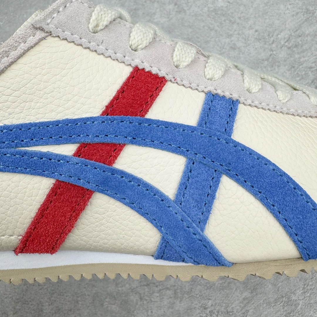 图片[17]-＃HK纯原 Asics Onitsuka Tiger MEXICO 66 亚瑟士鬼冢虎复古经典板鞋 市场最强版本 头层小羊皮加持 海外订单工厂出品 超成熟稳定的做工品控 原装全套纸板楦头开发 原汁原味 完美呈现版型 私模正确鞋底咬花纹路 一比一鞋头弧度高度鞋身弧度 绝不口嗨 细节品控鞋型随意秒杀市面 原档咬花纹路私模大底 一个单元有六个三角形 总体形拼接呈现花瓣状 官方四联吊牌 原装Ortholite轻量化鞋垫 原盒原配 质保卡 说明书 钢印防尘纸 纸板中底带钢印 乳胶组合鞋垫 支持全方位的对比专柜 产品从款式颜色造型上体现出追求舒适和细节的完美 鞋类更是推崇手工制作的严谨与完美 融舒适性与可穿性的设计风格 注重细节的完美和别致魅力 既保持稳重 又不失轻松的时尚感 尺码：36 37 37.5 38 39 39.5 40 40.5 41.5 42 42.5 43.5 44 45 46-选品中心