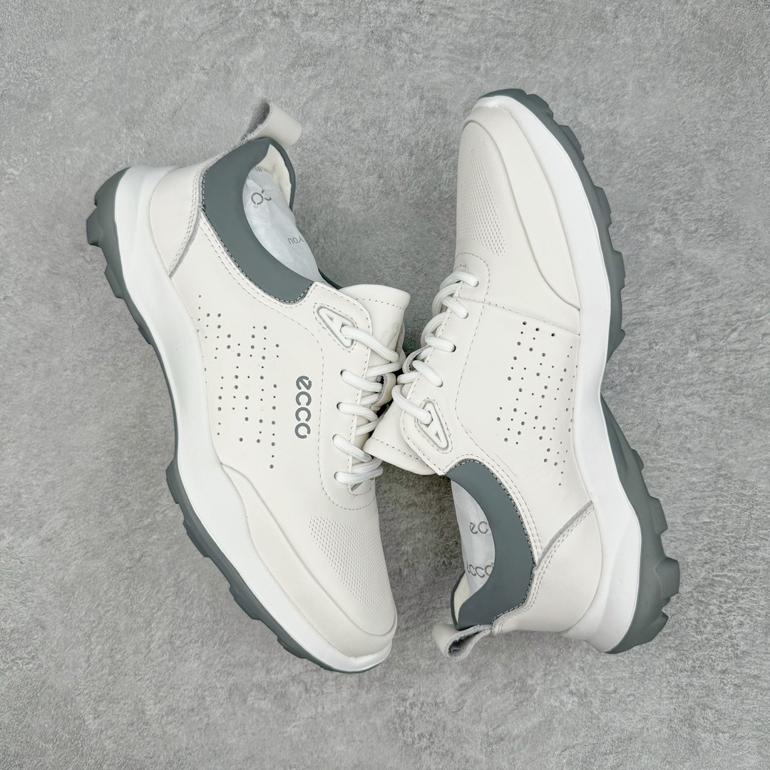 图片[3]-ECCO爱步男鞋 四季爆款户外鞋 健步系列运动鞋 休闲跑步鞋 脚感轻便舒适度真心没的说 面料ECCO家族工艺牛皮 鞋面开孔结构设计增强透气性 E-DTS混合大底科技 耐磨 防滑 轻便 兼顾透气性和包裹性 带来全方位透气脚感 PU+橡胶发泡组合轻盈鞋底具有良好的缓震性能 脚感极佳 尺码：38 39 40 41 42 43 44（皮鞋码）-选品中心