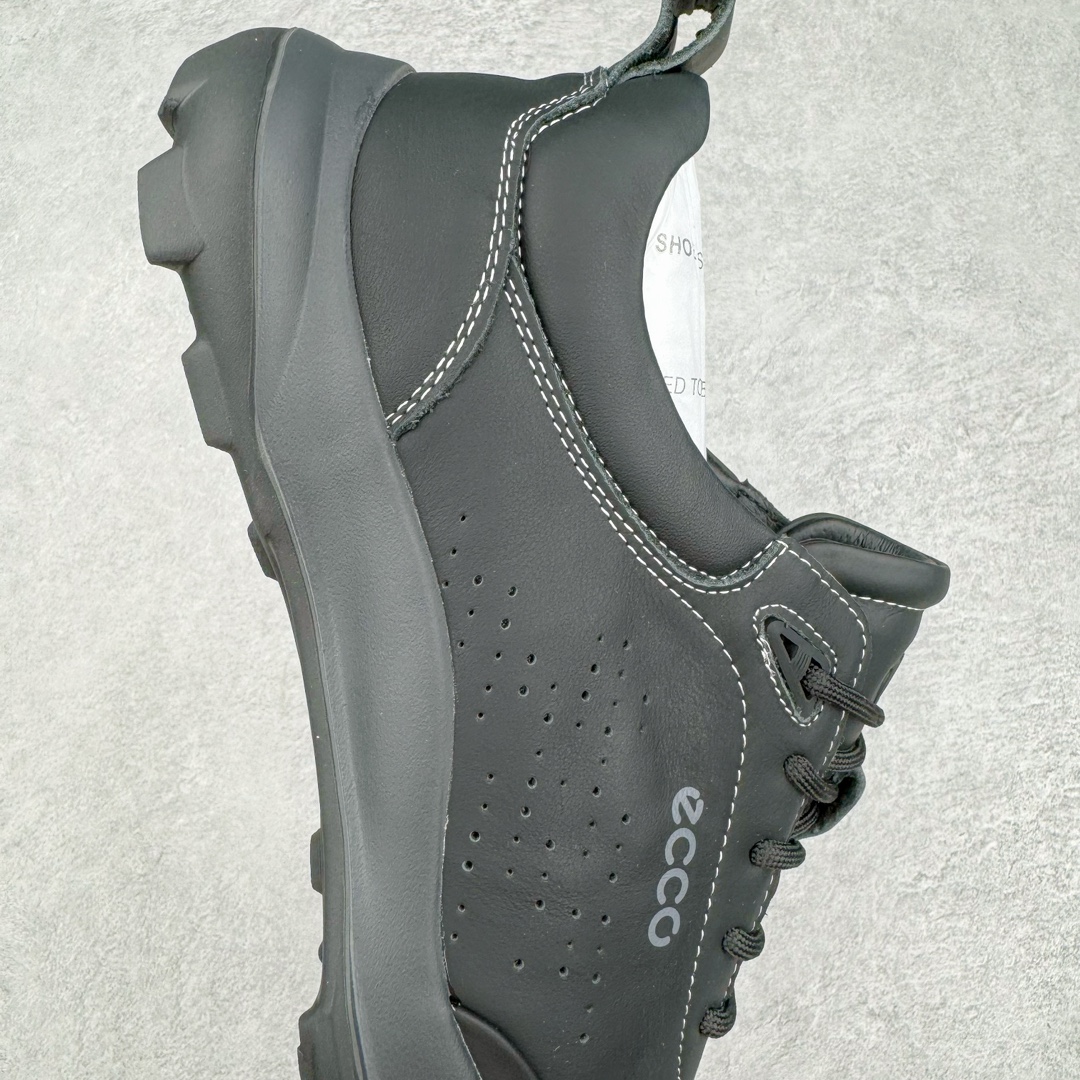 图片[6]-ECCO爱步男鞋 四季爆款户外鞋 健步系列运动鞋 休闲跑步鞋 脚感轻便舒适度真心没的说 面料ECCO家族工艺牛皮 鞋面开孔结构设计增强透气性 E-DTS混合大底科技 耐磨 防滑 轻便 兼顾透气性和包裹性 带来全方位透气脚感 PU+橡胶发泡组合轻盈鞋底具有良好的缓震性能 脚感极佳 尺码：38 39 40 41 42 43 44（皮鞋码）-选品中心