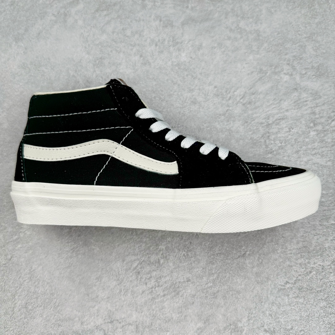 Vans SK8-Hi VR3 黑白中帮 范斯官方 环保经典简约休闲帆布鞋 尺码：35 36 36.5 37 38 38.5 39 40 40.5 41 42 42.5 43 44-选品中心
