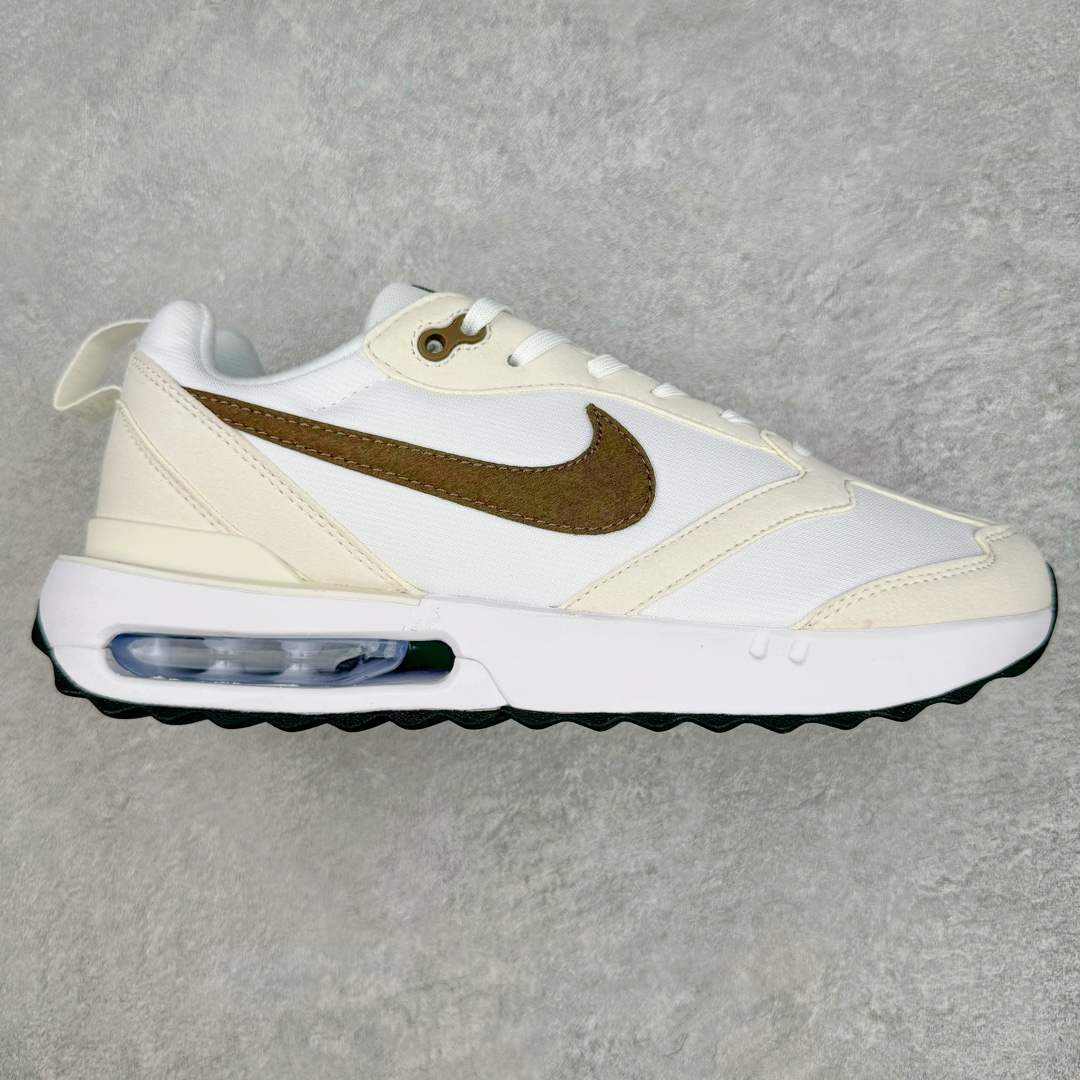 NK Air Max Dawn 黎明系列低帮气垫百搭休闲运动慢跑鞋 DC4068-102 采用柔软翻毛皮和透气梭织材料打造利落鞋面 中底和鞋跟融入现代感线条设计 兼具复古风格与时尚魅力 尽显运动风范 鞋底加入 Air 缓震配置巧搭柔软泡绵 塑就非凡舒适感受 穿上 Air Max Dawn 运动鞋 打造出众造型 迎接美好的一天 尺码：36 36.5 37.5 38 38.5 39 40 40.5 41 42 42.5 43 44 44.5 45-选品中心