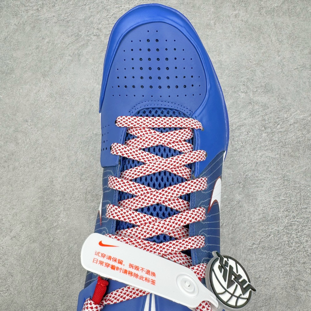 图片[4]-＃灭世 NK Zoom Kobe 4 科比四代 费城蓝色 FQ3545-400 历时半年 重新开版 最高工艺 最高标准 打造顶级实战旗舰标杆 实战属性TOP 1 接受任意版本实战性能正面PK 实力源自深耕实战球鞋的工业底蕴 王者归来绝非空穴来风 杜绝杀猪 感受一分钱十分货诚意巨作 ✅原厂超厚头层磨砂牛皮 ➕独家定制头层蛇鳞纹 ✅正确蛇鳞压印原盒 ✅原厂复刻纸板➕原楦调试 历时半年 打造近乎完美版型（包裹体验 鞋脚一体性 99% 无限接近） ✅中底MD黑色部分为特殊组合工艺 外层复合超薄绒布，触摸触感明显区分市场货品 【市场唯一同步正品工艺货品】 ✅代工级品控 一个月独家售后 为实战保驾护航 尺码：39-47.5-选品中心