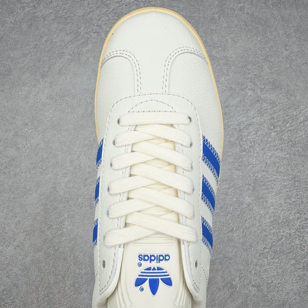 图片[4]-＃HP纯原 AD Original Gazelle Trainers 瞪羚室内鞋系列低帮复古百搭休闲运动德训风板鞋 IF4599 高端零售特供批次 原厂定制长毛翻毛皮组合环保纤维革鞋面材质 内置环保海玻璃鞋垫 外置RB橡胶大底 产品品控稳定性领先行业 原厂全套原楦原纸板冲刀磨具开发 原厂皮料加持 原厂港宝加持定型后跟R度完美 将复古进行到底 简约流畅 三十年不变经典 这款Gazelle运动鞋 无论面料、配色、质感或设计 都只在重现其1991年原款的经典 皮革鞋面 撞色三条纹和鞋跟标的设计 力求呈现90年代的经典复古风潮 Samba火热的同时 也带动了其它的复古鞋型 Gazelle便是其中一只 Gazelle Indoor拥有包边更宽的T字型鞋头 更好的保护运动员的前掌 浓浓的复古氛围感 非常适合现在流行的Cleanfit风格 尺码：35.5 36 36⅔ 37⅓ 38 38⅔ 39⅓ 40 40⅔ 41⅓ 42 42⅔ 43⅓ 44 44⅔ 45-选品中心