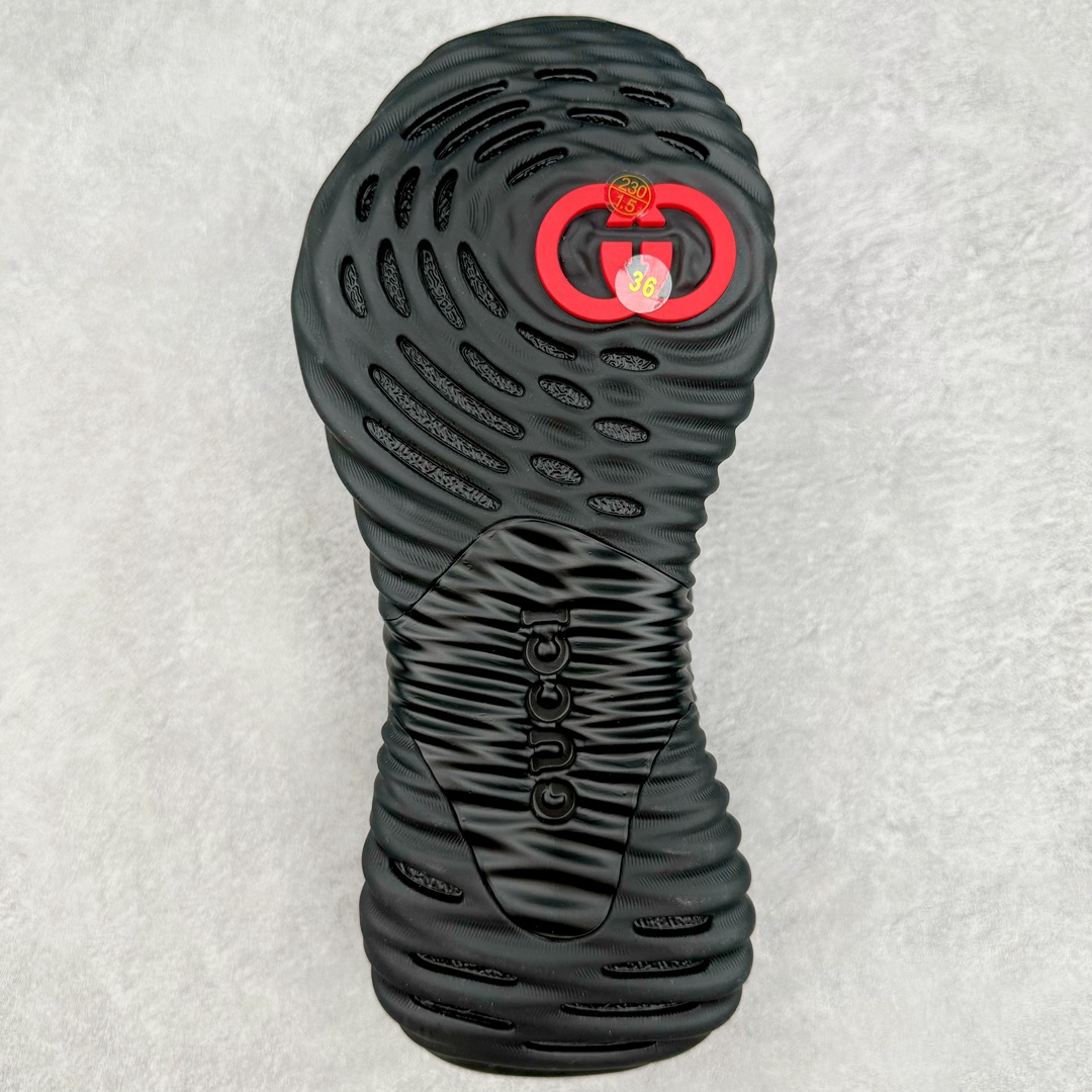 图片[9]-Gucci古驰2024年新款情侣金属皮革运动鞋 专柜最新情侣款厚底增高波浪休闲透气情侣鞋‼👑代购级别 Gucci 最新IP轻质厚底波浪鞋 上脚秒内增高4CM 🌷简约 好搭韵味十足～鞋舌且带电子芯片防伪 鞋面采用进口环保立面小羊皮 羊皮内里 羊皮成型乳胶鞋垫 原版IP+ TP U轻质大底 成型超舒服有弹力 尺码：35-45-选品中心