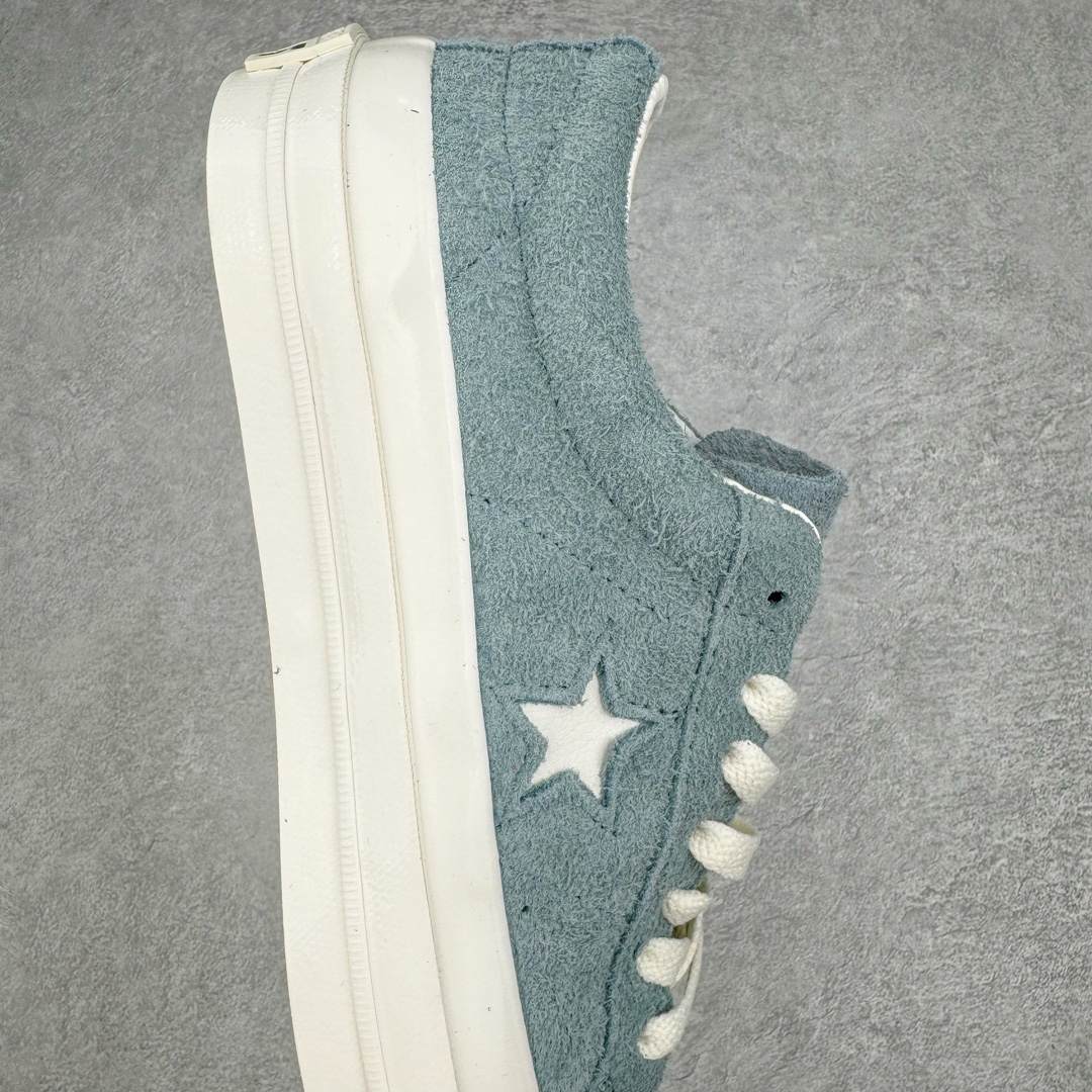 图片[6]-Converse One Star Pro灰蓝色 匡威木村一星复古休闲滑板鞋 经典鞋型提供舒适穿着感受 低调不浮夸 简约设计 时尚百搭 官网主推款 ins潮人时髦单品 货号：A06889C 尺码：35-44（36.5 37.5 39.5 41.5 42.5）-选品中心