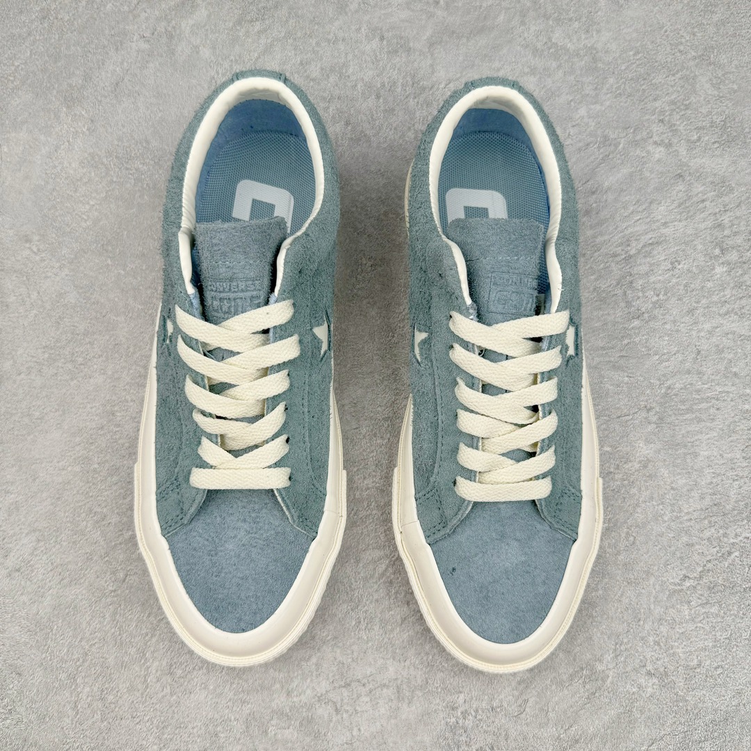图片[2]-Converse One Star Pro灰蓝色 匡威木村一星复古休闲滑板鞋 经典鞋型提供舒适穿着感受 低调不浮夸 简约设计 时尚百搭 官网主推款 ins潮人时髦单品 货号：A06889C 尺码：35-44（36.5 37.5 39.5 41.5 42.5）-选品中心