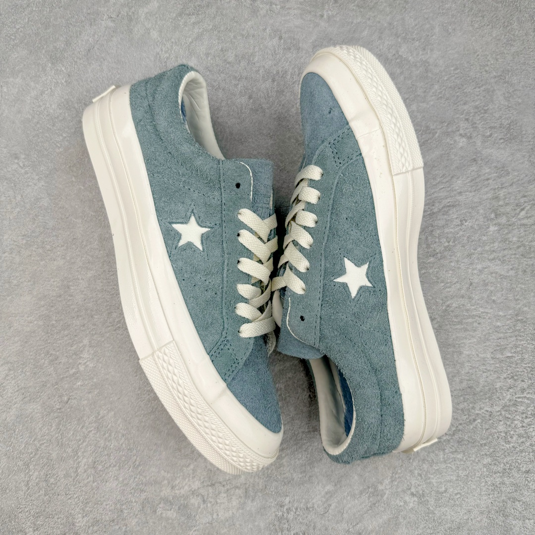 图片[3]-Converse One Star Pro灰蓝色 匡威木村一星复古休闲滑板鞋 经典鞋型提供舒适穿着感受 低调不浮夸 简约设计 时尚百搭 官网主推款 ins潮人时髦单品 货号：A06889C 尺码：35-44（36.5 37.5 39.5 41.5 42.5）-选品中心