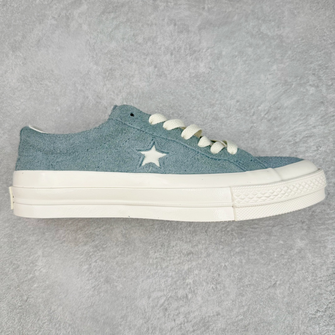 Converse One Star Pro灰蓝色 匡威木村一星复古休闲滑板鞋 经典鞋型提供舒适穿着感受 低调不浮夸 简约设计 时尚百搭 官网主推款 ins潮人时髦单品 货号:A06889C 尺码:35-44(36.5 37.5 39.5 41.5 42.5)-选品中心