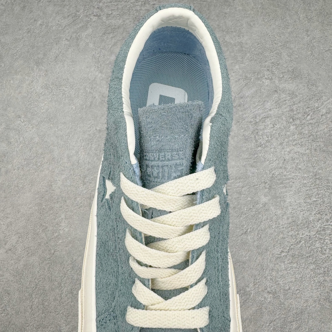 图片[5]-Converse One Star Pro灰蓝色 匡威木村一星复古休闲滑板鞋 经典鞋型提供舒适穿着感受 低调不浮夸 简约设计 时尚百搭 官网主推款 ins潮人时髦单品 货号：A06889C 尺码：35-44（36.5 37.5 39.5 41.5 42.5）-选品中心