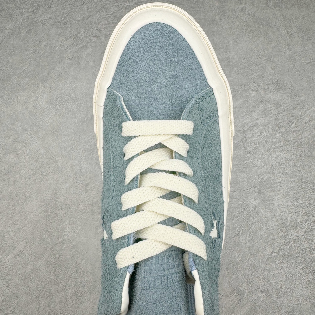 图片[4]-Converse One Star Pro灰蓝色 匡威木村一星复古休闲滑板鞋 经典鞋型提供舒适穿着感受 低调不浮夸 简约设计 时尚百搭 官网主推款 ins潮人时髦单品 货号：A06889C 尺码：35-44（36.5 37.5 39.5 41.5 42.5）-选品中心