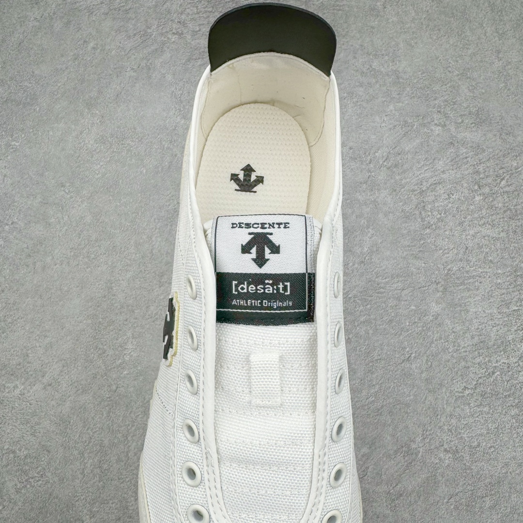 图片[5]-DESCENTE CHRON 迪桑特复古运动一脚蹬帆布鞋透气休闲鞋 轻松方便的一脚蹬设计 搭配轻质弹性鞋底 脚感舒适 简洁的帆布鞋面设计适用于多场景穿搭 尺码：36 36.5 37.5 38 38.5 39 40 40.5 41 42 42.5 43 44 44.5 45-选品中心