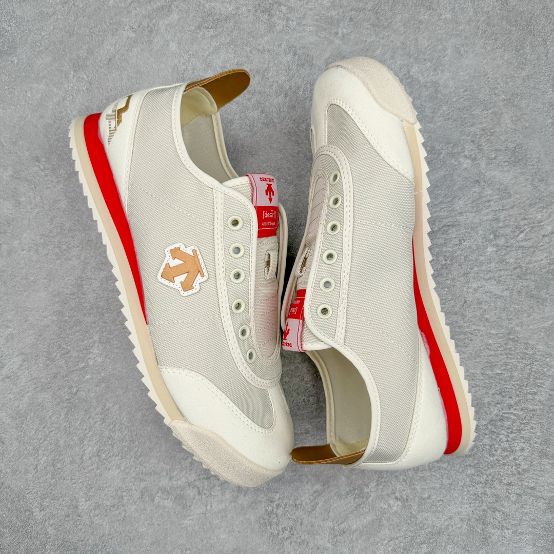 图片[3]-DESCENTE CHRON 迪桑特复古运动一脚蹬帆布鞋透气休闲鞋 轻松方便的一脚蹬设计 搭配轻质弹性鞋底 脚感舒适 简洁的帆布鞋面设计适用于多场景穿搭 尺码：36 36.5 37.5 38 38.5 39 40 40.5 41 42 42.5 43 44 44.5 45-选品中心