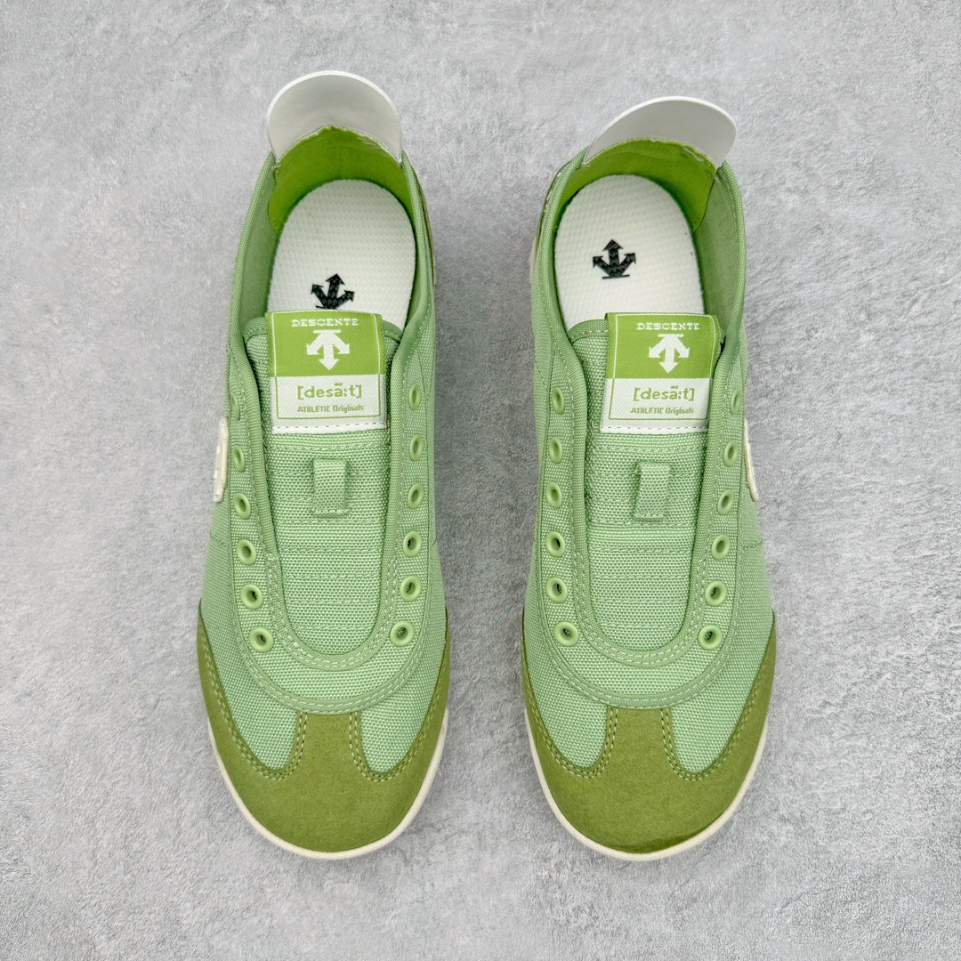 图片[2]-DESCENTE CHRON 迪桑特复古运动一脚蹬帆布鞋透气休闲鞋 轻松方便的一脚蹬设计 搭配轻质弹性鞋底 脚感舒适 简洁的帆布鞋面设计适用于多场景穿搭 尺码：36 36.5 37.5 38 38.5 39 40 40.5 41 42 42.5 43 44 44.5 45-选品中心