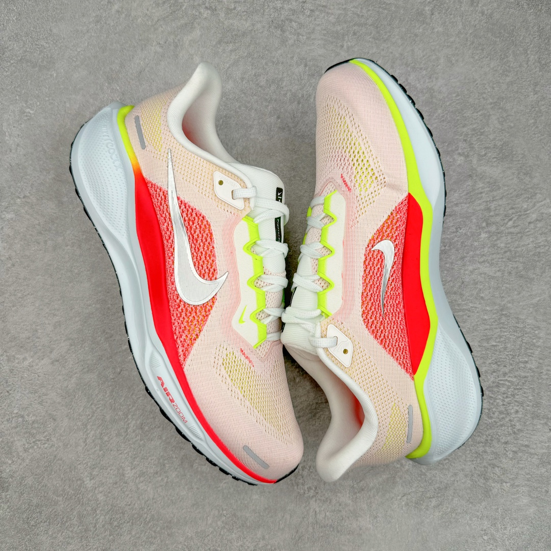 图片[3]-NK Zoom Pegasus 飞马41代马拉松系列网面透气缓震疾速跑鞋 拥有 Zoom Air 一如既往的稳定感和流畅感 鞋面采用工程网眼设计 为特定高热区域营造出色透气性 进一步增加鞋面的穿孔数量 让足部能够快速散热 中足搭配 Flywire 飞线 在高速运动时营造舒适稳定的贴合感 内置Zoon气垫加持 动力十足 货号：FD2722-100 尺码：36 36.5 37.5 38 38.5 39 40 40.5 41 42 42.5 43 44 44.5 45-选品中心