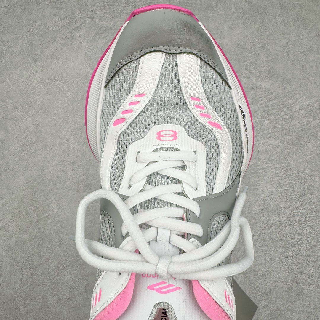 图片[4]-＃XA BALENCIAGA CIRCUIT 巴黎世家十三代圆头系带LOGO印花低帮老爹鞋 全套原纸板楦头开发 最原汁原味的灵魂版型 全鞋荧光划线卡点 胶水把控整洁度追求极致完美 每一双都是工艺品 多重QC质检 超越公司货的品控标准 实实在在的免检产品 原盒原配 正确字体电绣 粗细、位置、大小正确 侧边TPU 透气孔匹配意产原版 正确分离大底 TPU软底 原版一致大底LOGO 立体感十足 原厂皮料水洗做旧 采购原厂网纱 偏大一码 尺码：35 36 37 38 39 40 41 42 43 44 45 46-选品中心