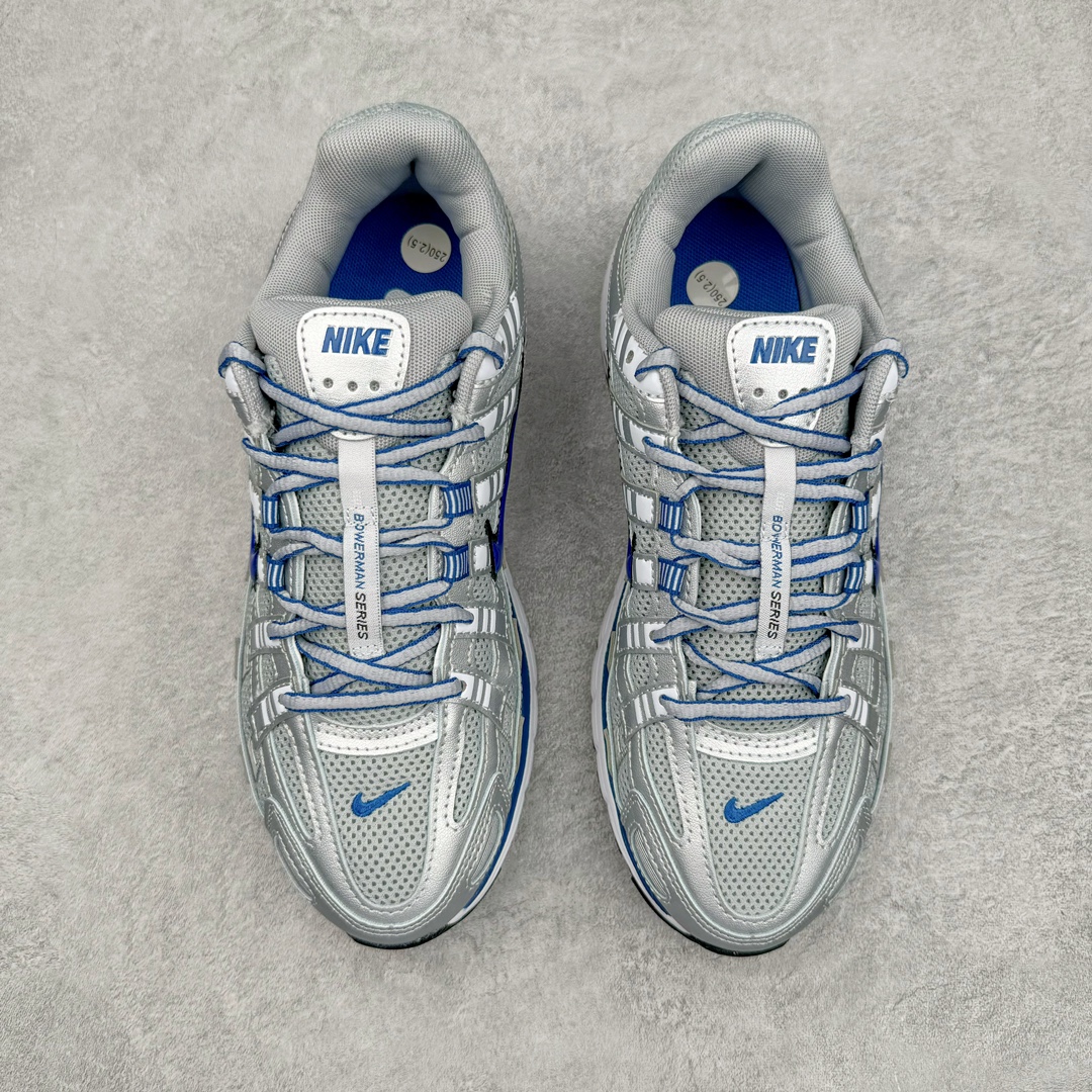 图片[2]-NK P-6000 系列低帮复古老爹风休闲运动舒适慢跑鞋 BV1021-001 融合 Pegasus 过往运动鞋设计 助力 21 世纪早期跑步运动跃升时尚新高度 采用透气网眼布、运动风格线条和耐穿覆面 兼具吸睛外观和舒适感受 中底泡绵以田径赛道为灵感 打造厚实设计 缔造出众缓震性能 尺码：36 36.5 37.5 38 38.5 39 40 40.5 41 42 42.5 43 44 44.5 45-选品中心