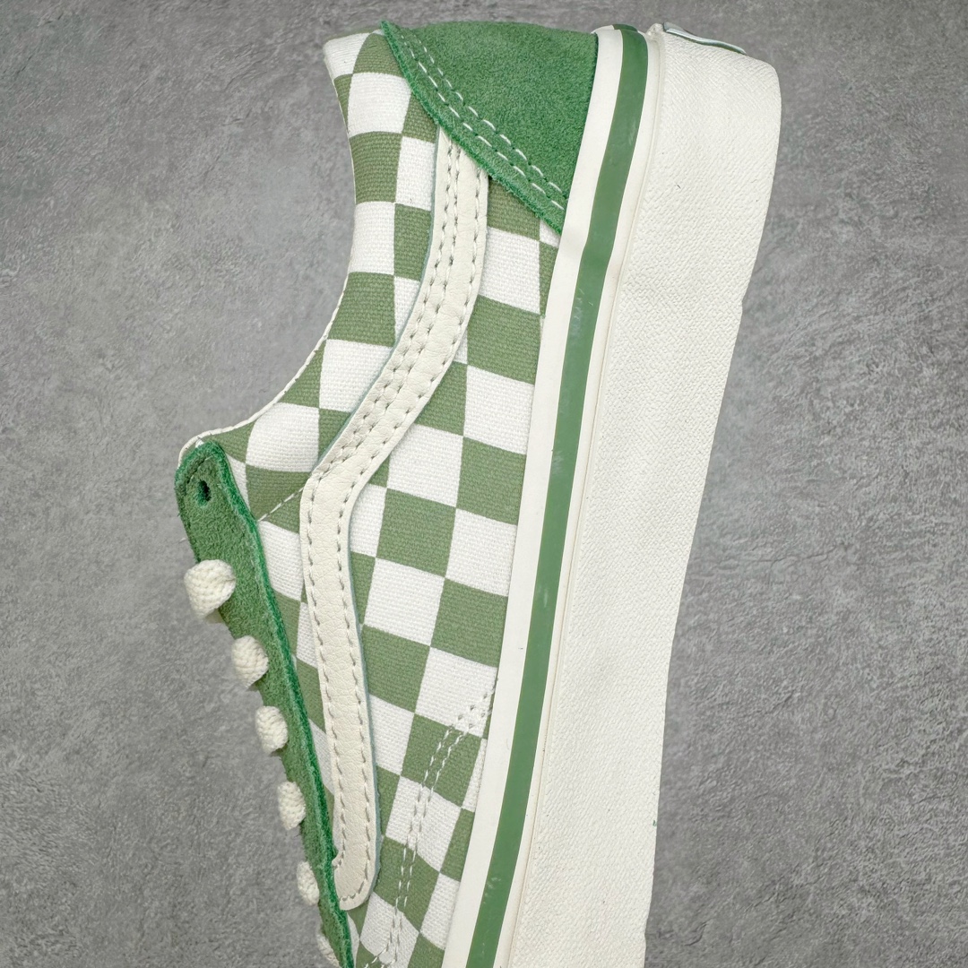 图片[7]-Vans Old Skool Reissue 136 绿色棋盘格 包头复古休闲帆布鞋 货号：VN000MT6V0N 尺码：35 36 36.5 37 38 38.5 39 40 40.5 41 42 42.5 43 44 工艺：硫化1：1（重量1：1、真标、原钢印、材质标、鞋型标、合格证）-选品中心