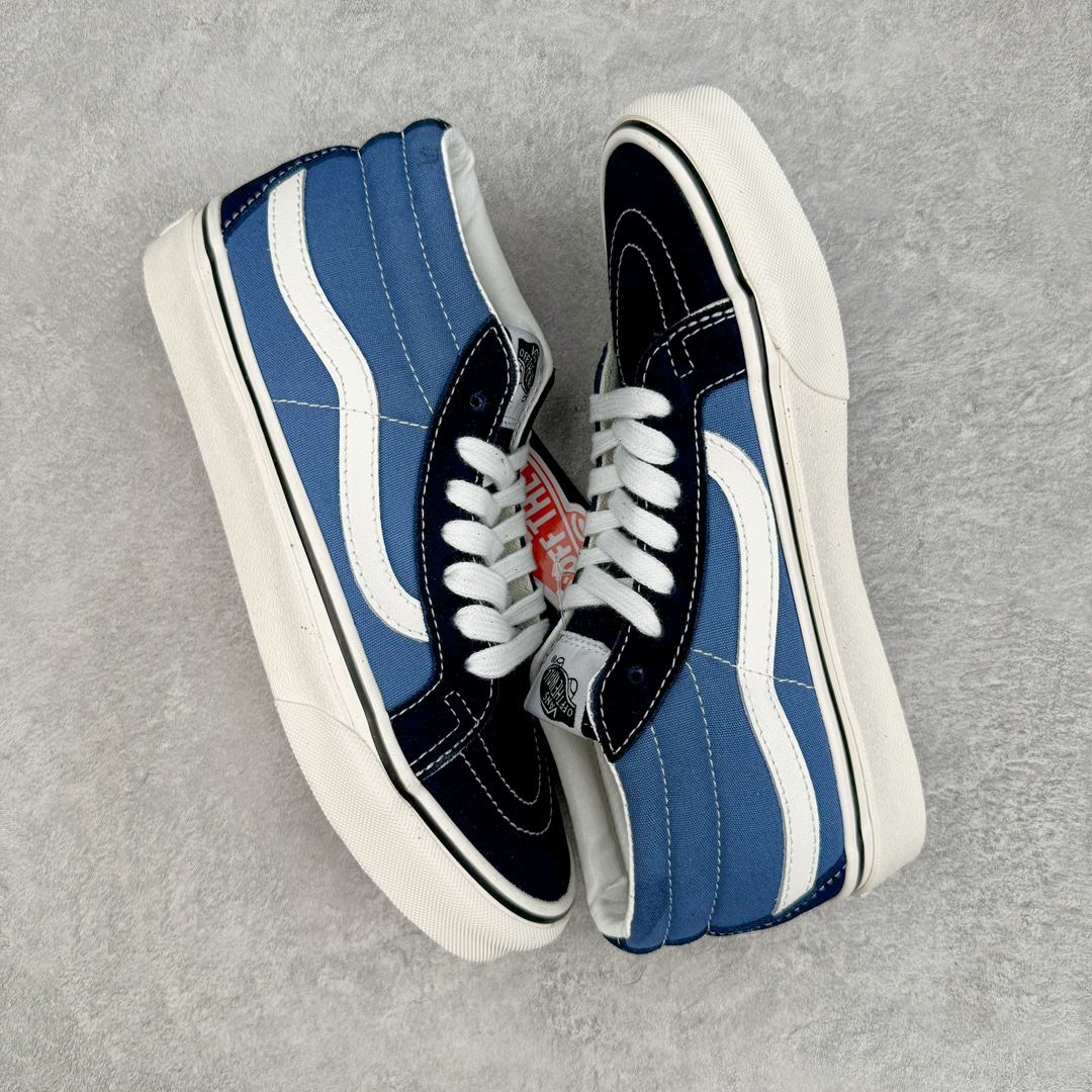 图片[3]-Vans Sk8-Mid 中帮海军蓝 范斯官方 复古经典休闲帆布鞋 货号：VN0A391F5TU 尺码：35 36 36.5 37 38 38.5 39 40 40.5 41 42 42.5 43 44-选品中心