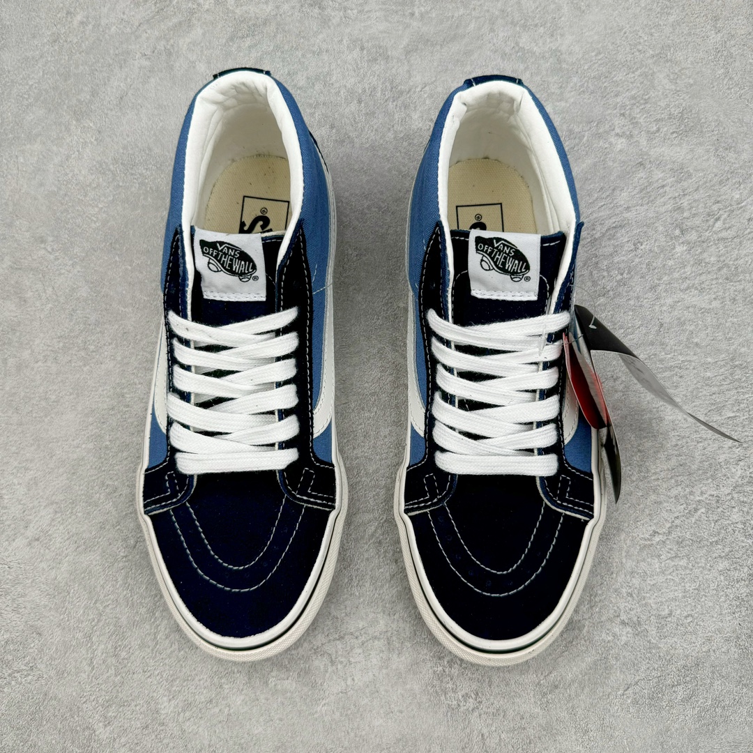 图片[2]-Vans Sk8-Mid 中帮海军蓝 范斯官方 复古经典休闲帆布鞋 货号：VN0A391F5TU 尺码：35 36 36.5 37 38 38.5 39 40 40.5 41 42 42.5 43 44-选品中心