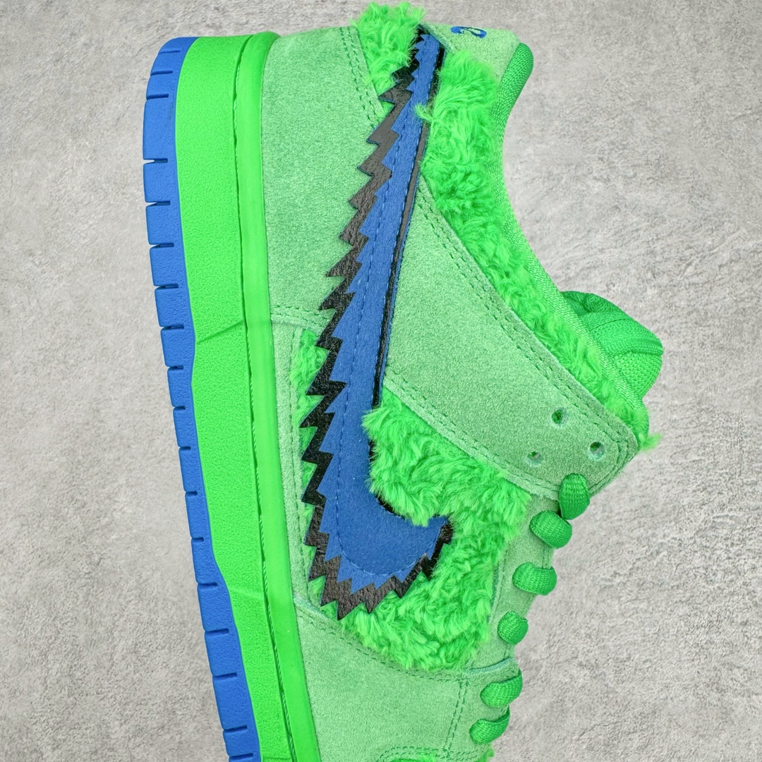 图片[6]-＃Z版纯原 Grateful Dead x NK SB Dunk Low Pro 跳舞小熊蓝绿 CJ5378-300 全新改良升级批次 独家原厂航空铝磨具打磨大底 鞋头坡度极致还原 原盒原配 圈内天花板工艺 原厂冲刀 超高清洁度 全鞋零毛边皮料切割 全套原楦原模倾力打造完美版型 采用原厂百宏鞋带以及原厂百宏织唛舌标 内标可供原厂几率过验 原厂中底布黄色点胶 原厂中底布拉帮走线遵循公司 尺码：36 36.5 37.5 38 38.5 39 40 40.5 41 42 42.5 43 44 45 46 47.5-选品中心