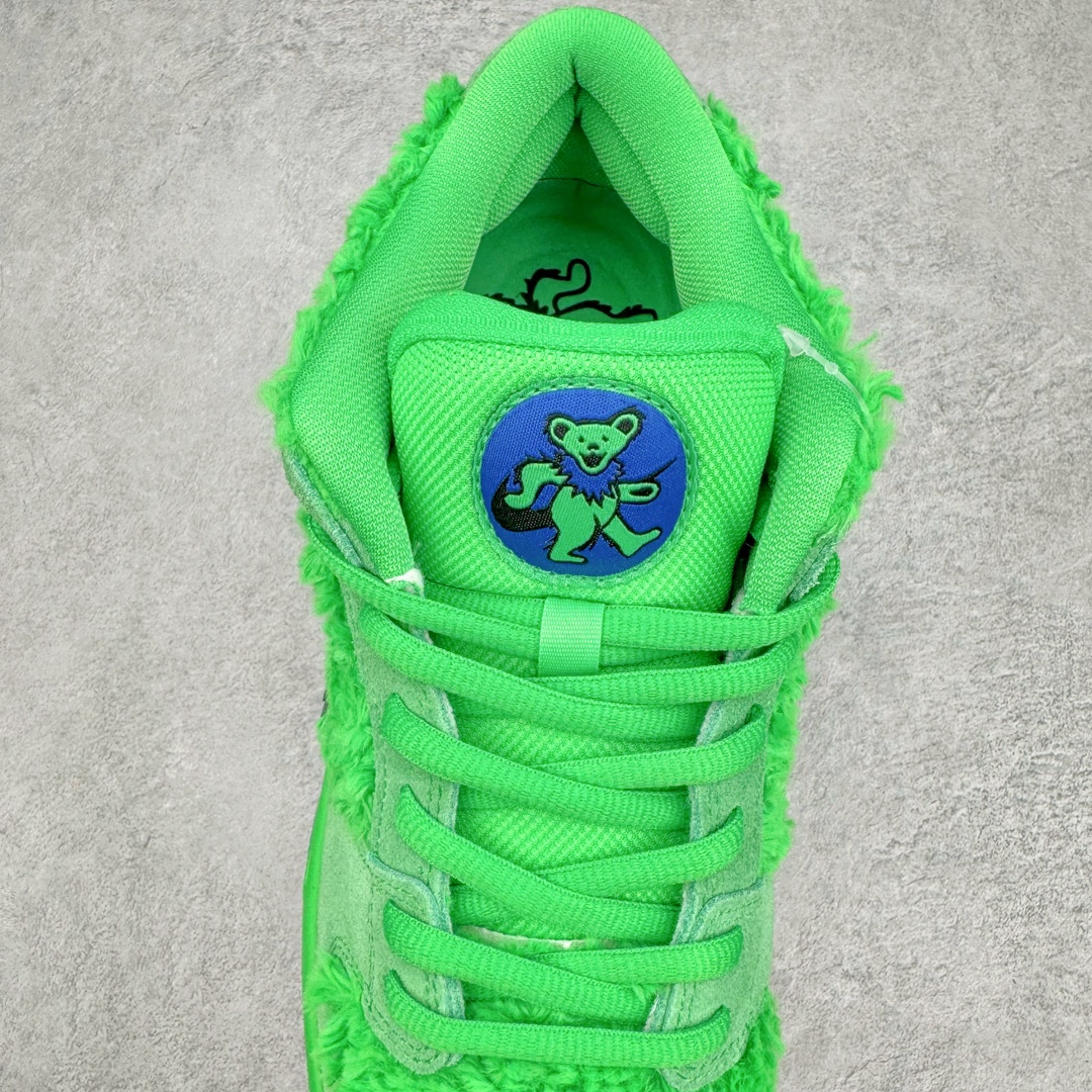 图片[5]-＃Z版纯原 Grateful Dead x NK SB Dunk Low Pro 跳舞小熊蓝绿 CJ5378-300 全新改良升级批次 独家原厂航空铝磨具打磨大底 鞋头坡度极致还原 原盒原配 圈内天花板工艺 原厂冲刀 超高清洁度 全鞋零毛边皮料切割 全套原楦原模倾力打造完美版型 采用原厂百宏鞋带以及原厂百宏织唛舌标 内标可供原厂几率过验 原厂中底布黄色点胶 原厂中底布拉帮走线遵循公司 尺码：36 36.5 37.5 38 38.5 39 40 40.5 41 42 42.5 43 44 45 46 47.5-选品中心