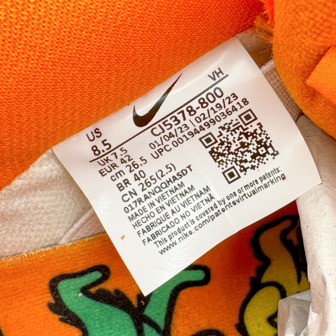 图片[11]-＃Z版纯原 Grateful Dead x NK SB Dunk Low Pro 跳舞小熊橙绿 CJ5378-800 全新改良升级批次 独家原厂航空铝磨具打磨大底 鞋头坡度极致还原 原盒原配 圈内天花板工艺 原厂冲刀 超高清洁度 全鞋零毛边皮料切割 全套原楦原模倾力打造完美版型 采用原厂百宏鞋带以及原厂百宏织唛舌标 内标可供原厂几率过验 原厂中底布黄色点胶 原厂中底布拉帮走线遵循公司 尺码：36 36.5 37.5 38 38.5 39 40 40.5 41 42 42.5 43 44 45 46 47.5-选品中心