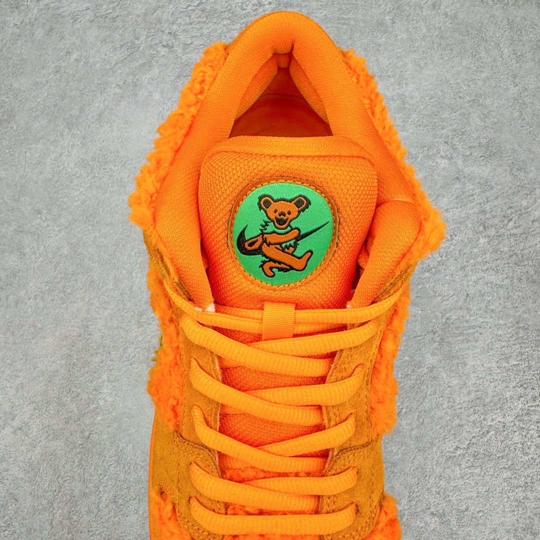 图片[5]-＃Z版纯原 Grateful Dead x NK SB Dunk Low Pro 跳舞小熊橙绿 CJ5378-800 全新改良升级批次 独家原厂航空铝磨具打磨大底 鞋头坡度极致还原 原盒原配 圈内天花板工艺 原厂冲刀 超高清洁度 全鞋零毛边皮料切割 全套原楦原模倾力打造完美版型 采用原厂百宏鞋带以及原厂百宏织唛舌标 内标可供原厂几率过验 原厂中底布黄色点胶 原厂中底布拉帮走线遵循公司 尺码：36 36.5 37.5 38 38.5 39 40 40.5 41 42 42.5 43 44 45 46 47.5-选品中心