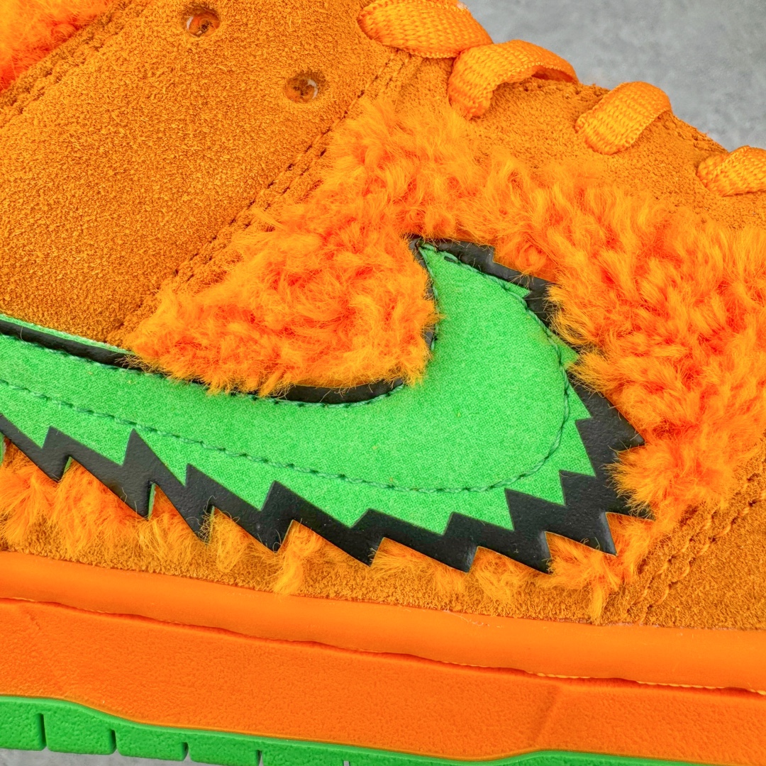 图片[19]-＃Z版纯原 Grateful Dead x NK SB Dunk Low Pro 跳舞小熊橙绿 CJ5378-800 全新改良升级批次 独家原厂航空铝磨具打磨大底 鞋头坡度极致还原 原盒原配 圈内天花板工艺 原厂冲刀 超高清洁度 全鞋零毛边皮料切割 全套原楦原模倾力打造完美版型 采用原厂百宏鞋带以及原厂百宏织唛舌标 内标可供原厂几率过验 原厂中底布黄色点胶 原厂中底布拉帮走线遵循公司 尺码：36 36.5 37.5 38 38.5 39 40 40.5 41 42 42.5 43 44 45 46 47.5-选品中心