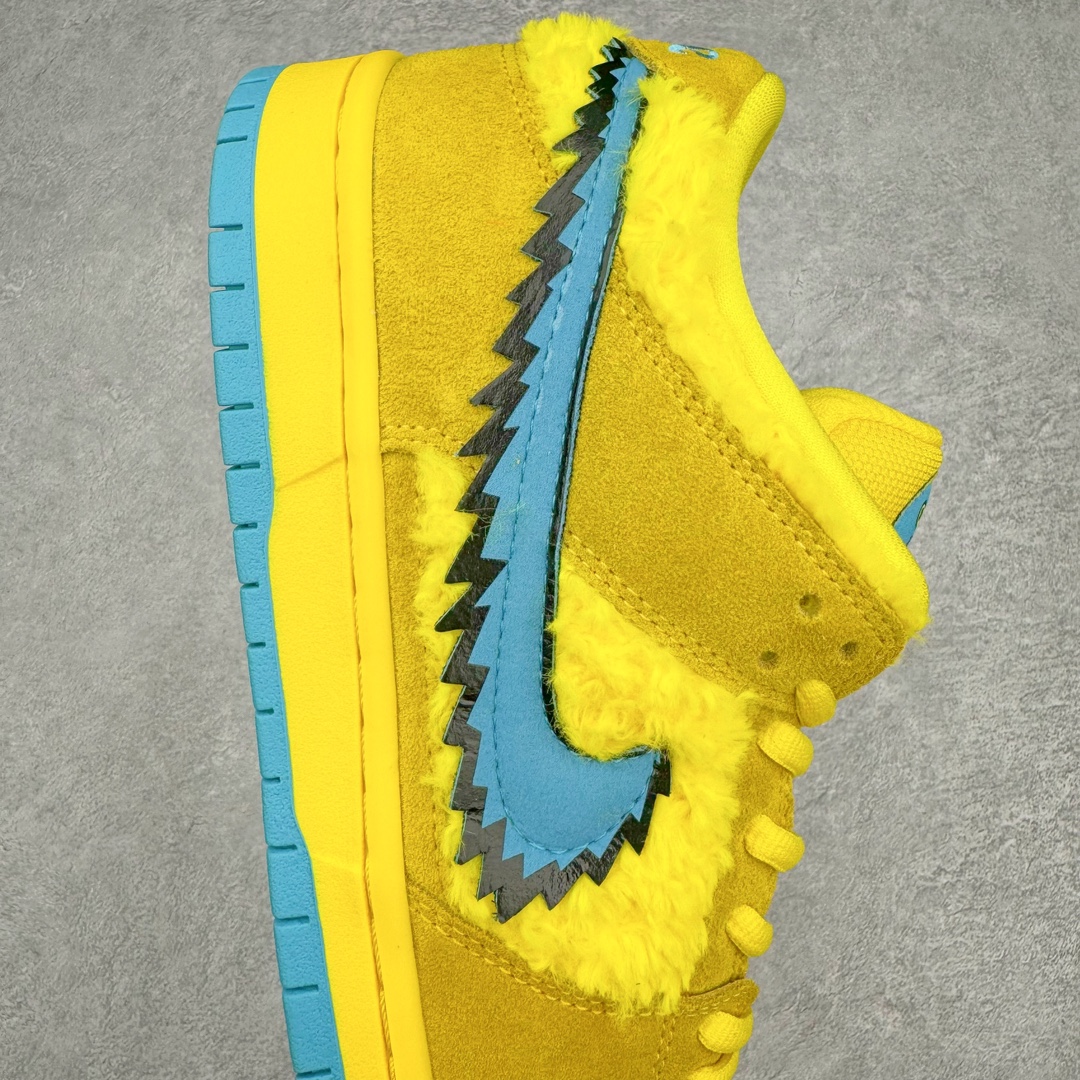 图片[6]-＃Z版纯原 Grateful Dead x NK SB Dunk Low Pro 跳舞小熊黄蓝 CJ5378-700 全新改良升级批次 独家原厂航空铝磨具打磨大底 鞋头坡度极致还原 原盒原配 圈内天花板工艺 原厂冲刀 超高清洁度 全鞋零毛边皮料切割 全套原楦原模倾力打造完美版型 采用原厂百宏鞋带以及原厂百宏织唛舌标 内标可供原厂几率过验 原厂中底布黄色点胶 原厂中底布拉帮走线遵循公司 尺码：36 36.5 37.5 38 38.5 39 40 40.5 41 42 42.5 43 44 45 46 47.5-选品中心