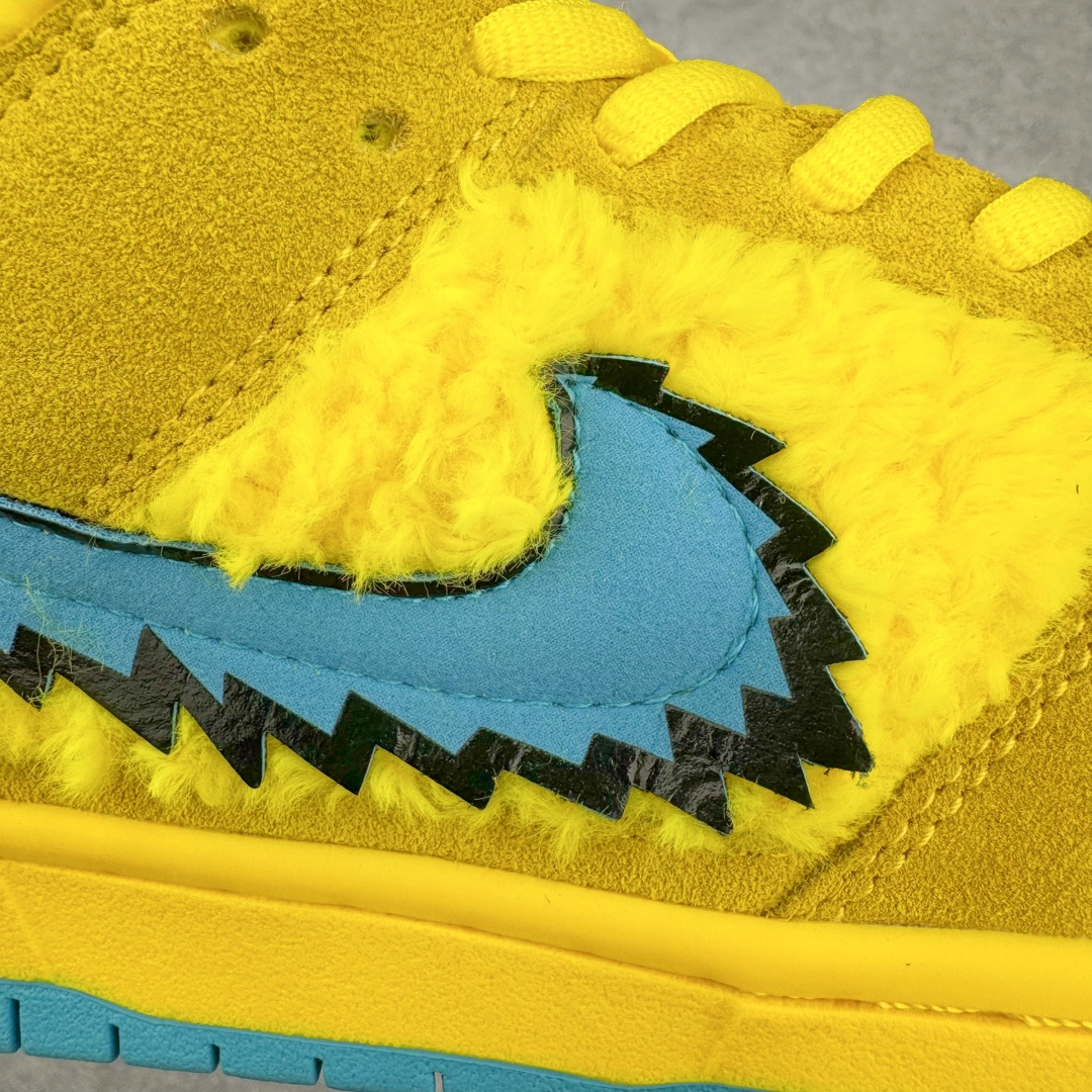 图片[16]-＃Z版纯原 Grateful Dead x NK SB Dunk Low Pro 跳舞小熊黄蓝 CJ5378-700 全新改良升级批次 独家原厂航空铝磨具打磨大底 鞋头坡度极致还原 原盒原配 圈内天花板工艺 原厂冲刀 超高清洁度 全鞋零毛边皮料切割 全套原楦原模倾力打造完美版型 采用原厂百宏鞋带以及原厂百宏织唛舌标 内标可供原厂几率过验 原厂中底布黄色点胶 原厂中底布拉帮走线遵循公司 尺码：36 36.5 37.5 38 38.5 39 40 40.5 41 42 42.5 43 44 45 46 47.5-选品中心