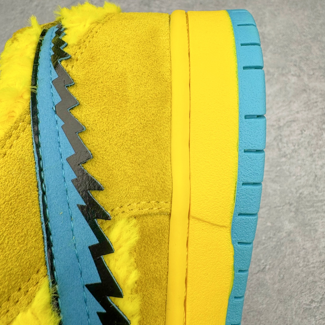 图片[12]-＃Z版纯原 Grateful Dead x NK SB Dunk Low Pro 跳舞小熊黄蓝 CJ5378-700 全新改良升级批次 独家原厂航空铝磨具打磨大底 鞋头坡度极致还原 原盒原配 圈内天花板工艺 原厂冲刀 超高清洁度 全鞋零毛边皮料切割 全套原楦原模倾力打造完美版型 采用原厂百宏鞋带以及原厂百宏织唛舌标 内标可供原厂几率过验 原厂中底布黄色点胶 原厂中底布拉帮走线遵循公司 尺码：36 36.5 37.5 38 38.5 39 40 40.5 41 42 42.5 43 44 45 46 47.5-选品中心